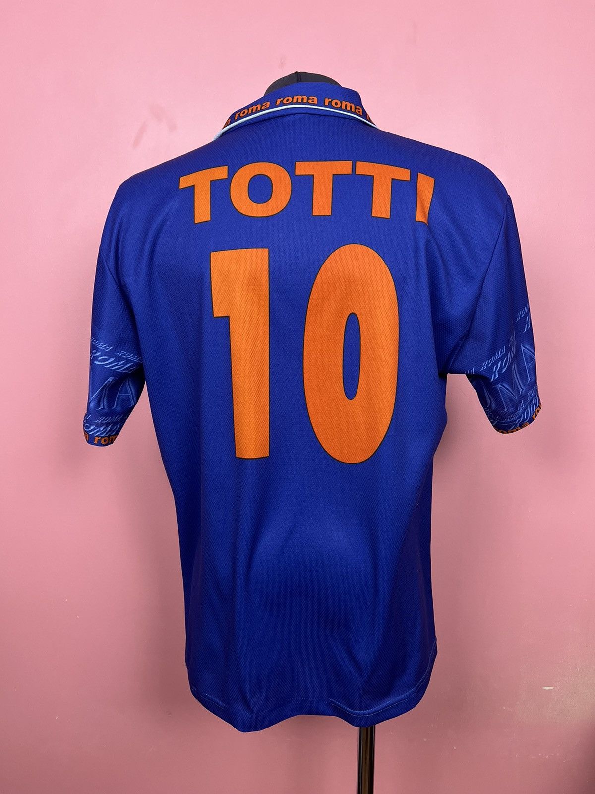 Vintage Roma totti soccer jersey vintage 10 football Size US XL / EU 56 / 4 - 9 Thumbnail