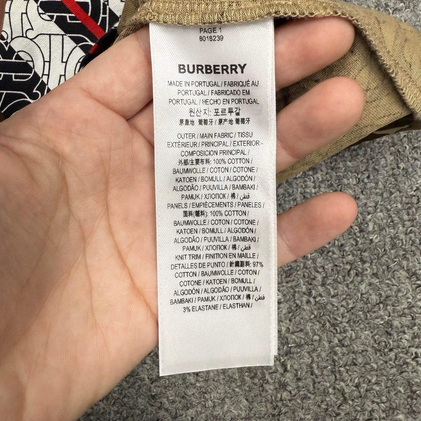 Burberry Burberry All Over TB Logo Short Tee XXS Mint Size US XXS / EU 40 - 4 Thumbnail