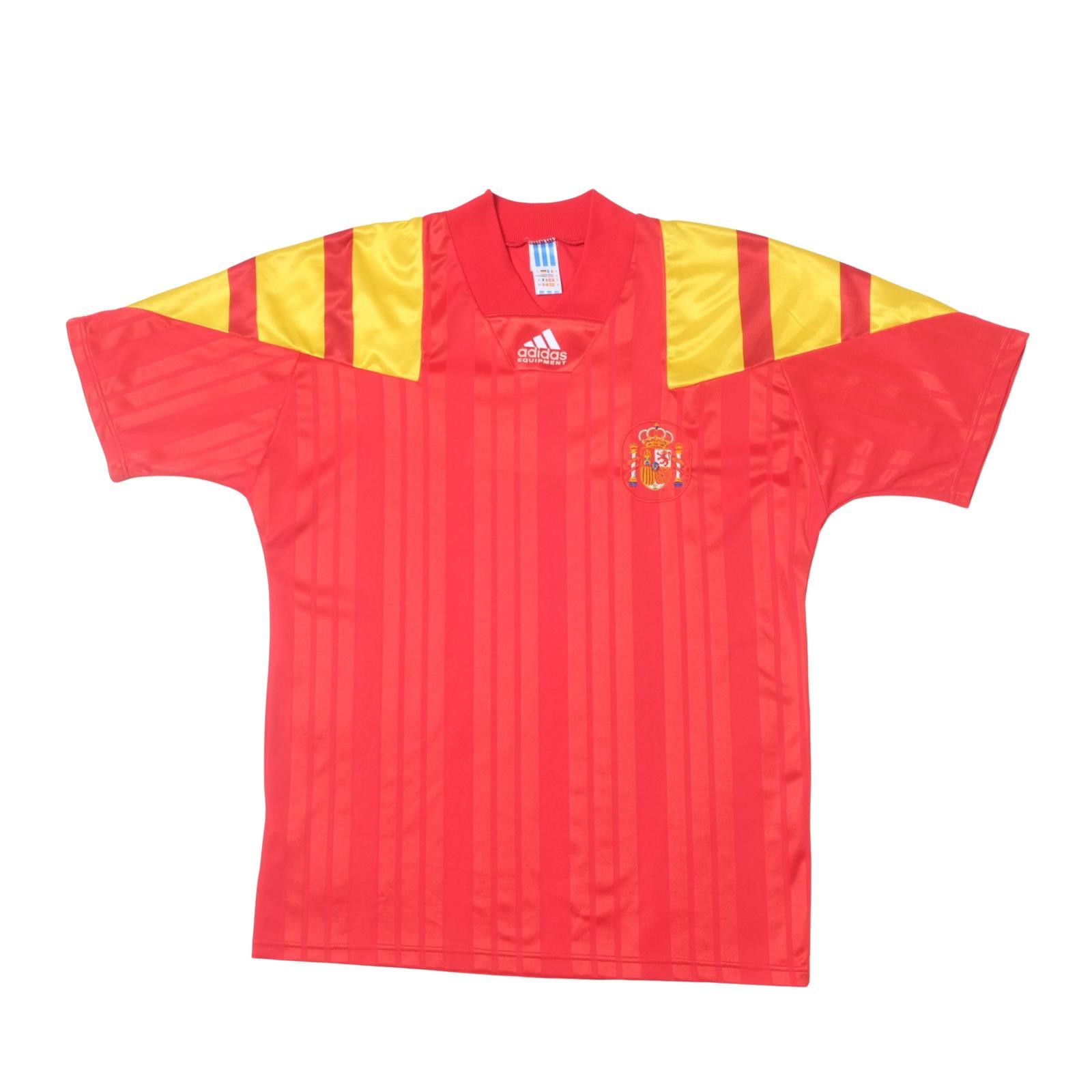 Adidas 1992/94 Spain Home Shirt (L) Size US L / EU 52-54 / 3 - 1 Thumbnail