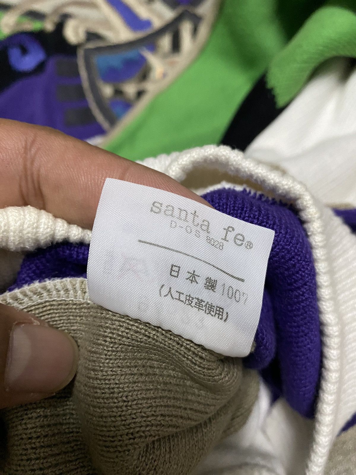 Japanese Brand × Vintage Vintage SantaFe Multicolour Knitwear Sweatshirt Size US XL / EU 56 / 4 - 7 Thumbnail