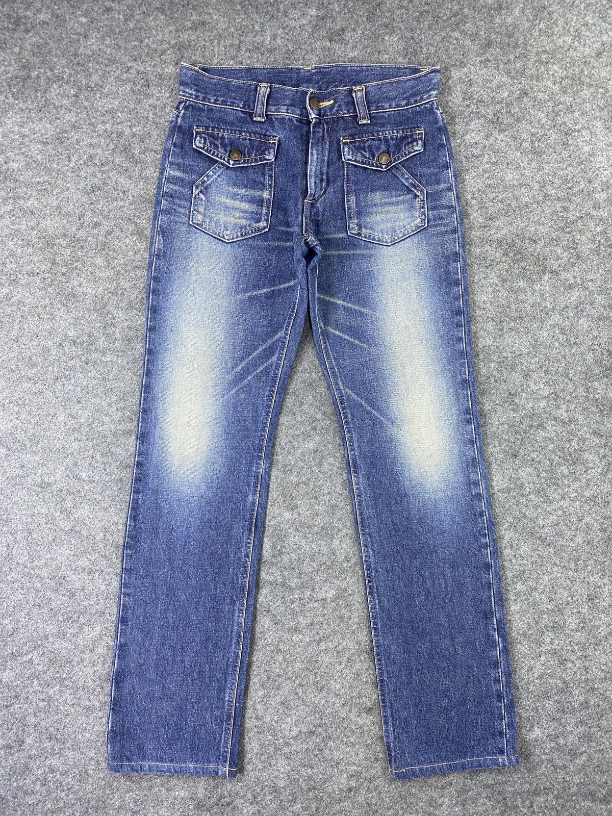 Edwin × Jean × Vintage Vintage Edwin Blue Wash Jeans - J1056 Size 29" - 1 Thumbnail