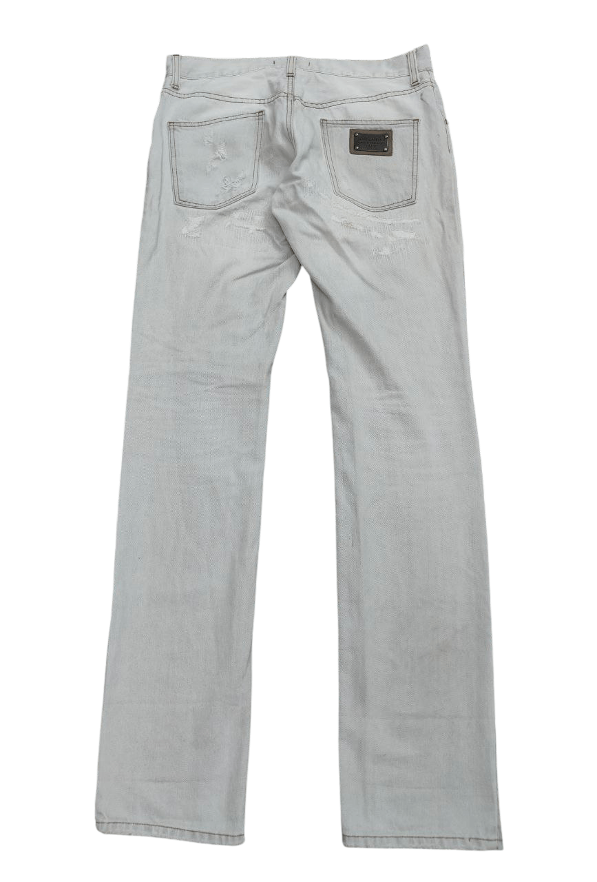 Dolce & Gabbana Dolce & Gabbana Distressed Denim Size US 33 - 2 Thumbnail