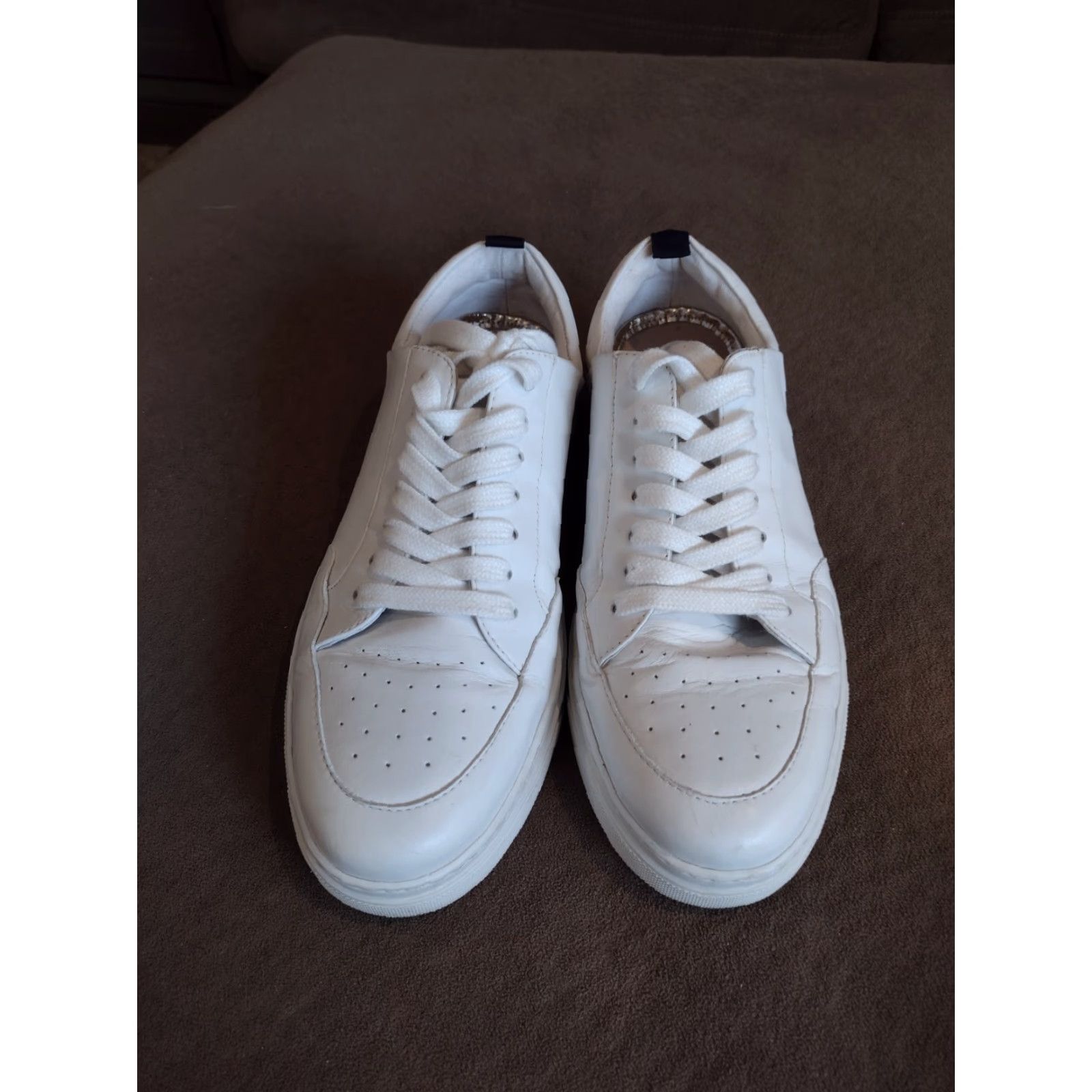 Boden Boden Maria Shoes Women's 40 / 8.5 White Leather Low Top Casual Lace Up Sneakers Size M / US 6-8 / IT 42-44 - 2 Thumbnail