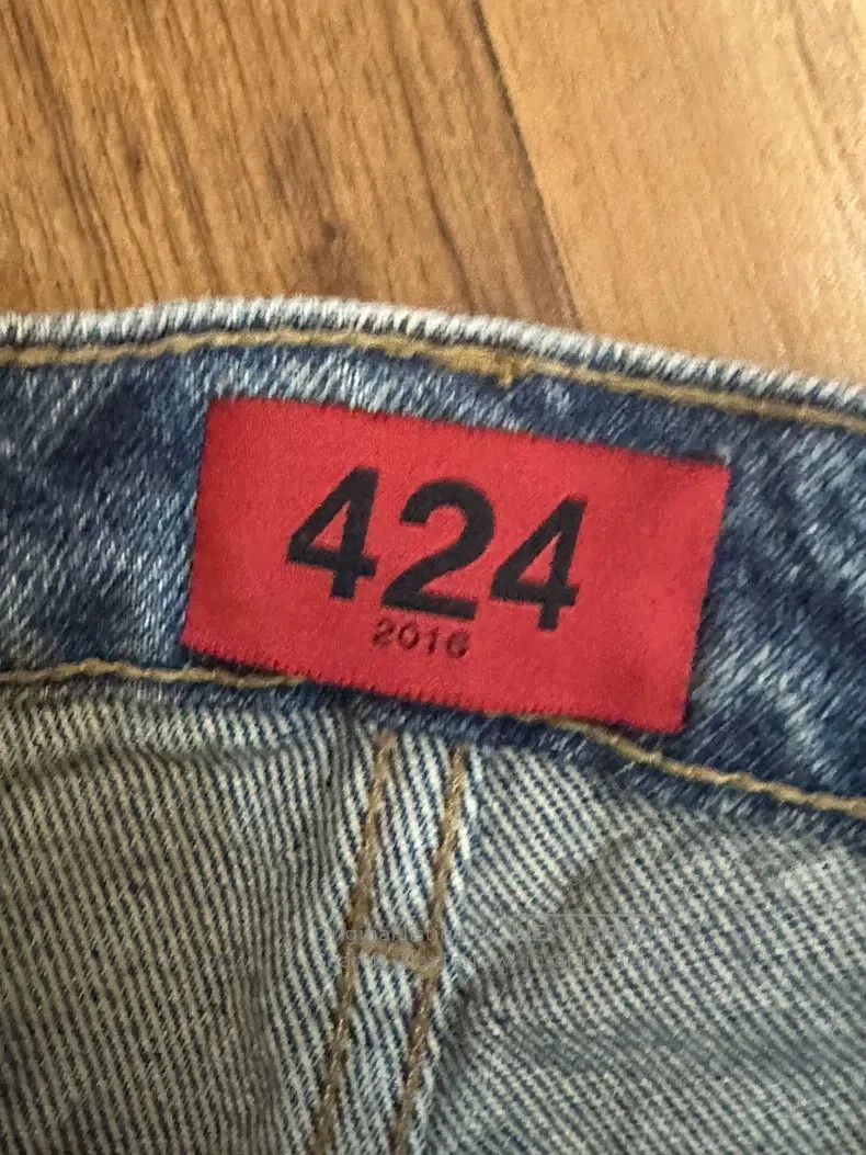 424 424 Denim Pants Size US 31 - 3 Thumbnail