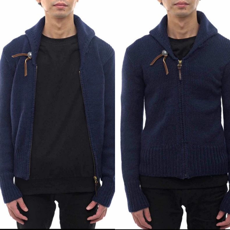 Visvim visvim Wool sweater with green collar sweater 2501-Nextarro Size US M / EU 48-50 / 2 - 4 Thumbnail