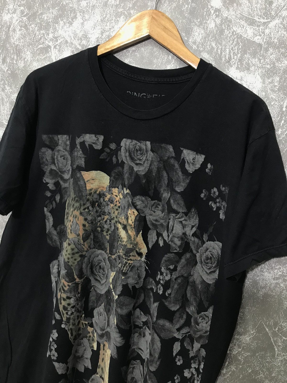 Affliction × Ring Of Fire × Southpole Ring Of Fire Affliction Rose Tiger Y2K Graphic Tee Size US L / EU 52-54 / 3 - 2 Thumbnail
