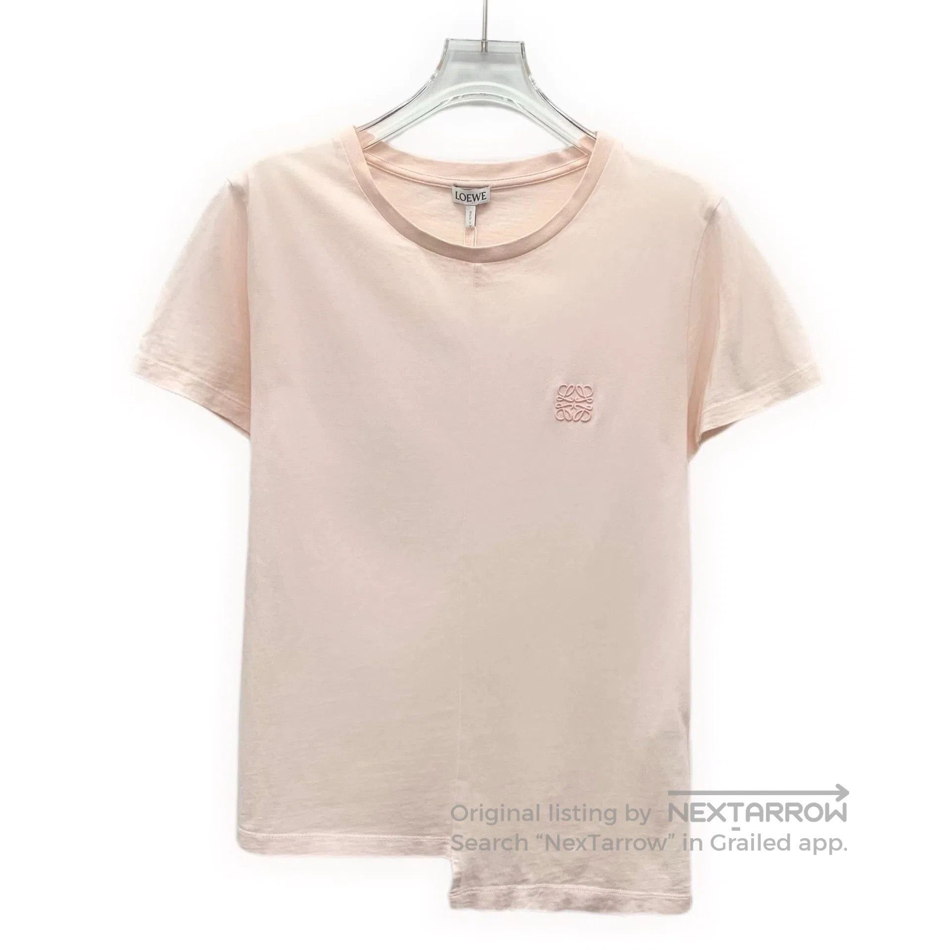 Loewe Loewe Logo Embroidered Cotton Short Sleeve T-shirt. Size US M / EU 48-50 / 2 - 1 Thumbnail