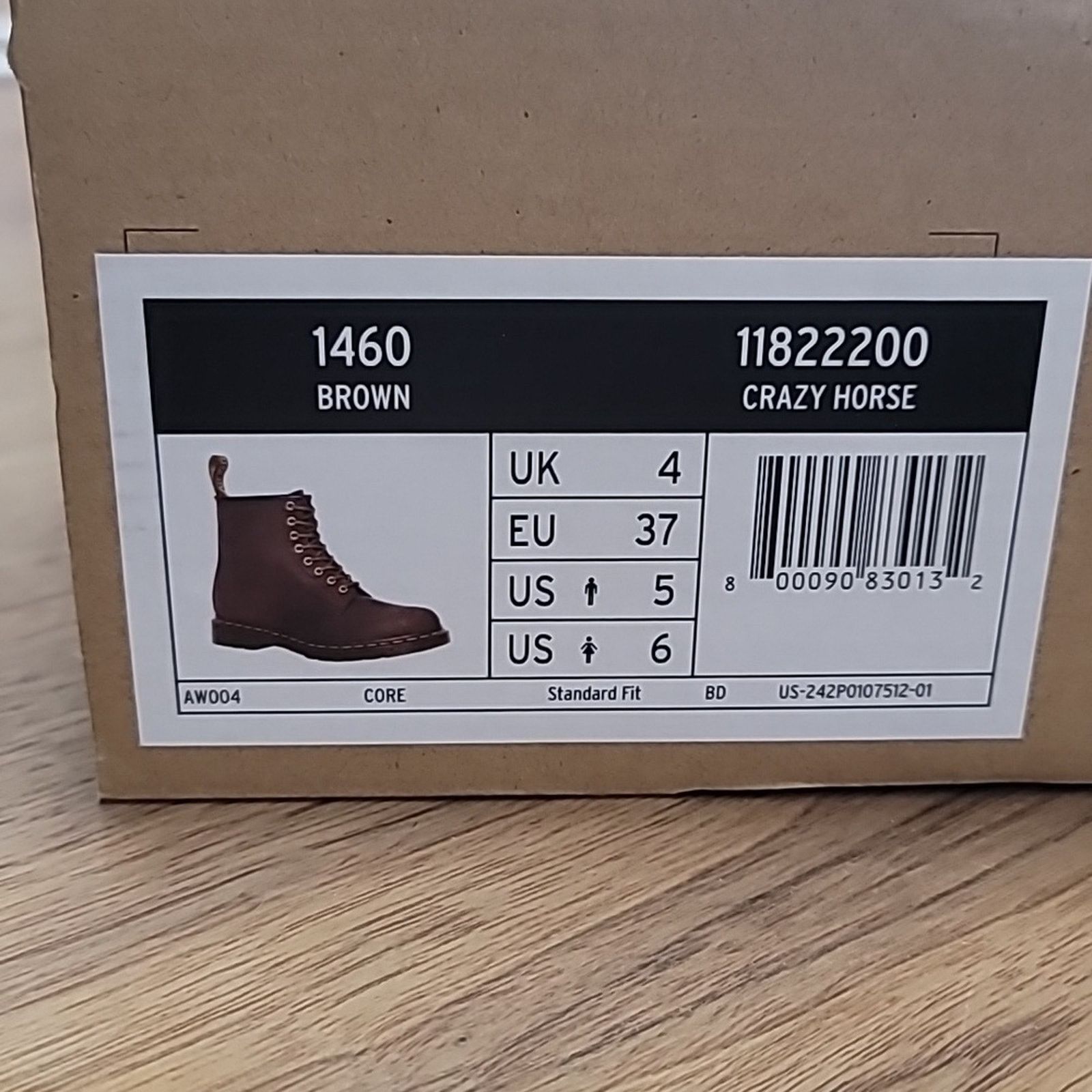 Dr. Martens Dr. Martens Crazy Horse Boots Excellent Condition with Box Size US 6 / IT 36 - 9 Thumbnail