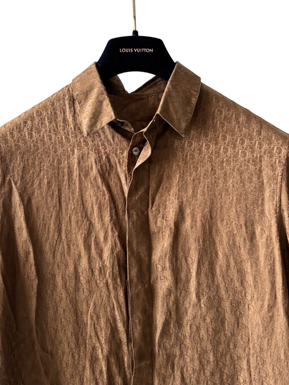 Dior Dior Oblique Silk Shirt Size US M / EU 48-50 / 2 - 3 Thumbnail