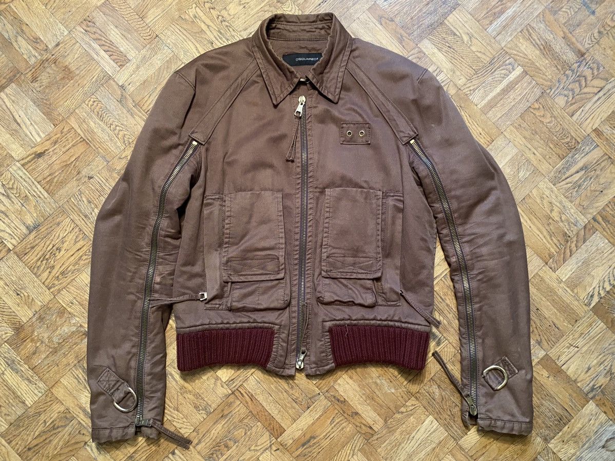 image of Dsquared2 2003 Jacket Fall Winter in Brown, Men's (Size Large)
