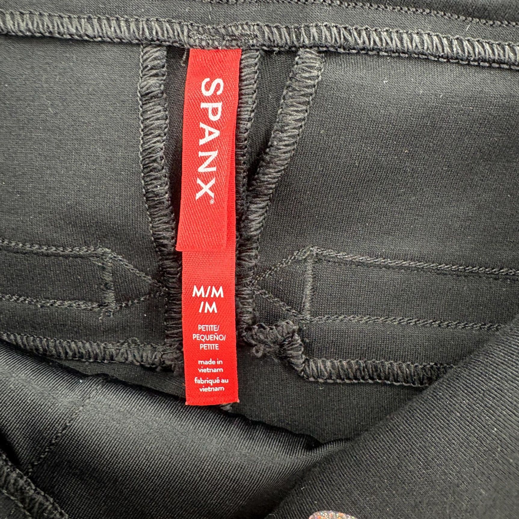 Spanx Spanx Perfect Black Pant Back Seam Skinny Pants Womens PM Petite Black Work Size 32" / US 10 / IT 46 - 4 Thumbnail