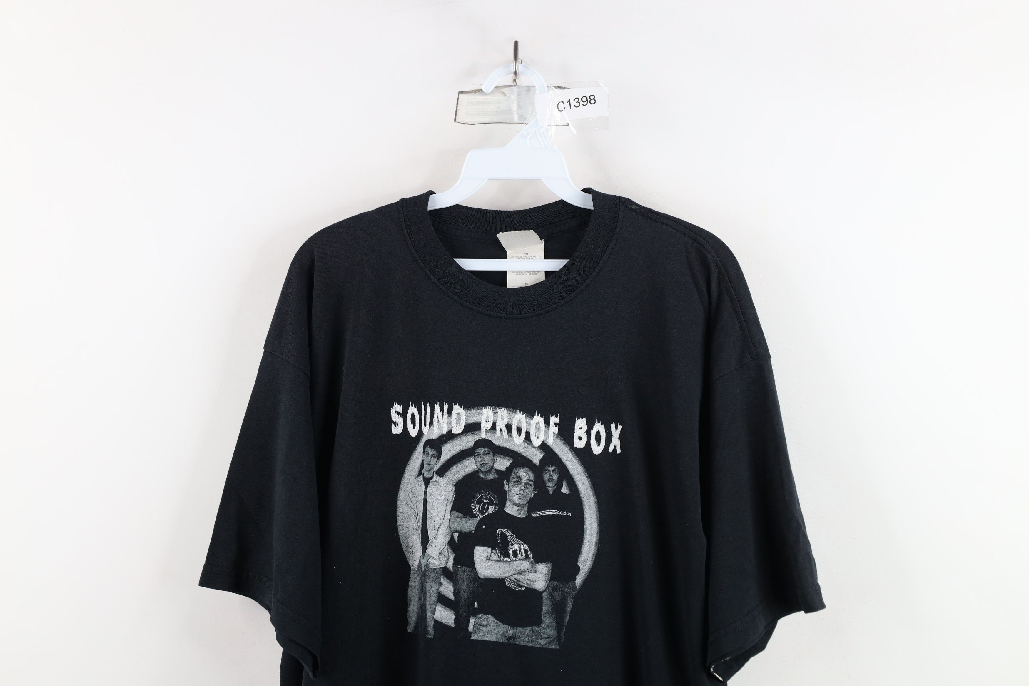 Vintage Vintage Y2K Streetwear Sound Proof Box Band T-Shirt Black Size US XL / EU 56 / 4 - 2 Thumbnail