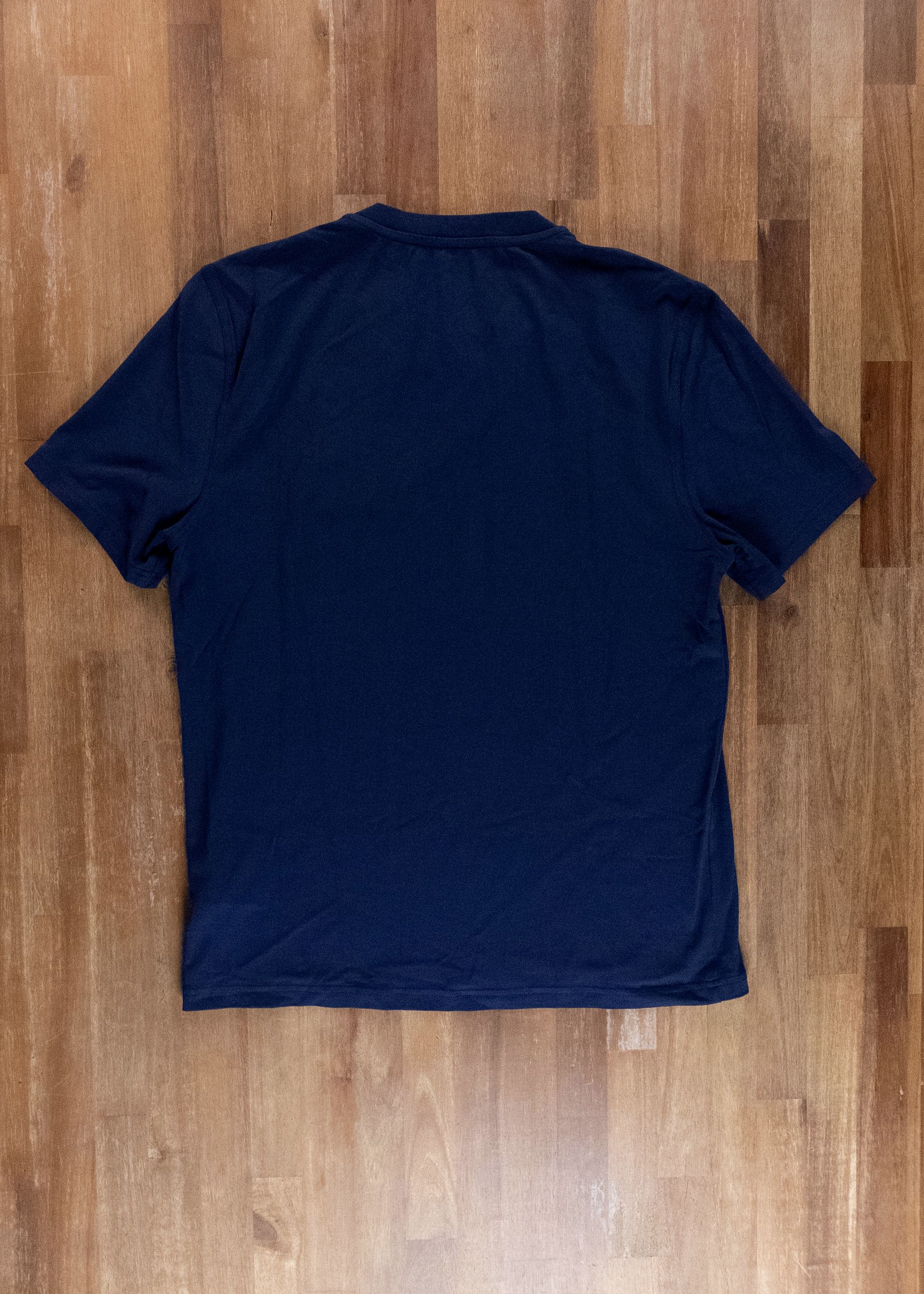 Moschino MOSCHINO Couture blue rubber chest logo t-shirt Large 50 Size US L / EU 52-54 / 3 - 6 Thumbnail