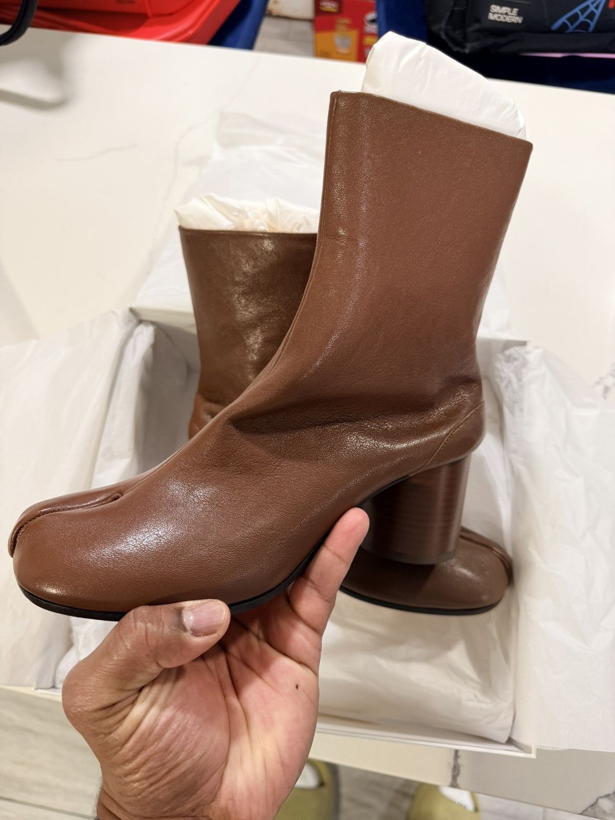 Maison Margiela Maison Margiela 'tabi' Ankle Boots Size US 9.5 / IT 39.5 - 5 Thumbnail