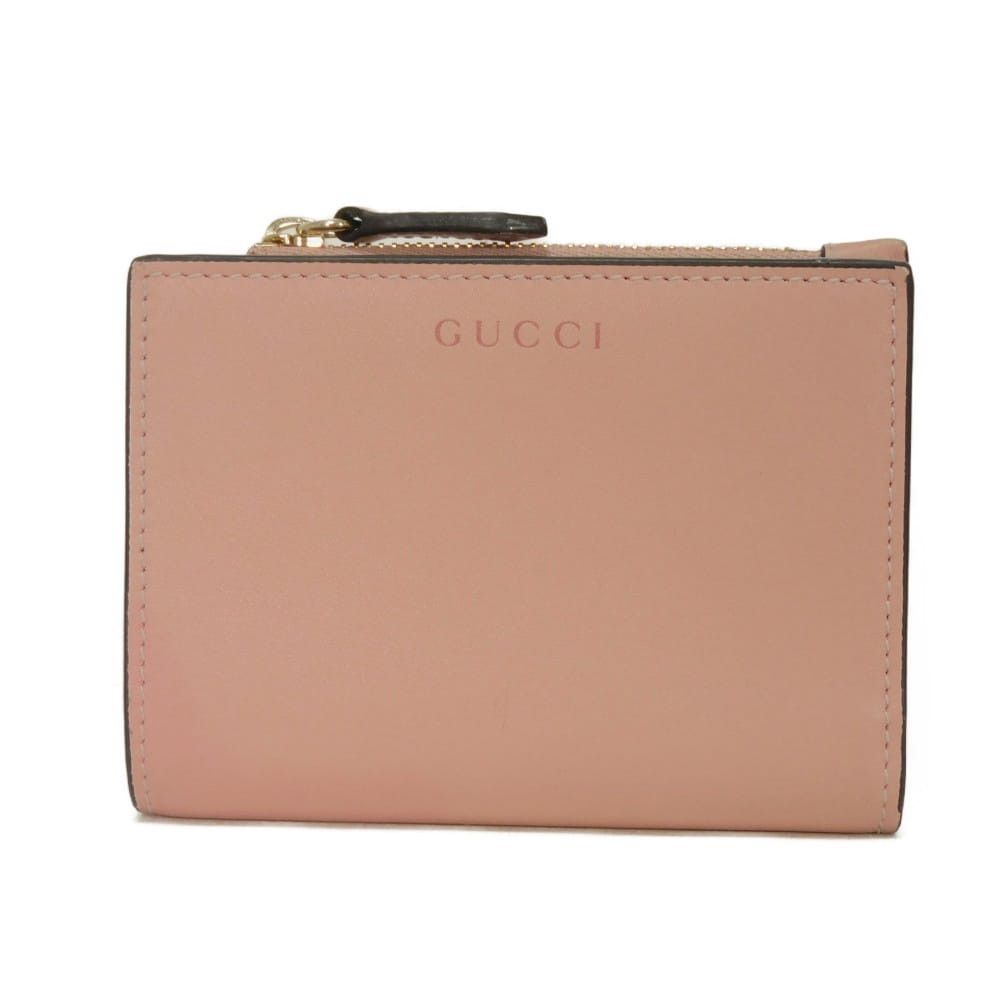 Gucci Gucci Gucci GG Emblem Smooth Leather Medium Zip Wallet Leather Short Wallet 826718AAEQ76941 DUTY FREE for USA Size ONE SIZE - 1 Thumbnail