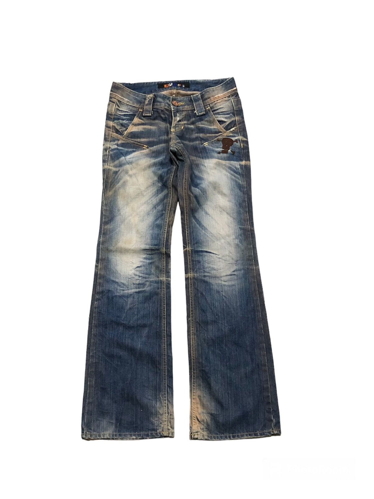 image of Distressed Denim x If Six Was Nine Accept Offer Bootcut Jeans in Blue, Men's (Size 29)