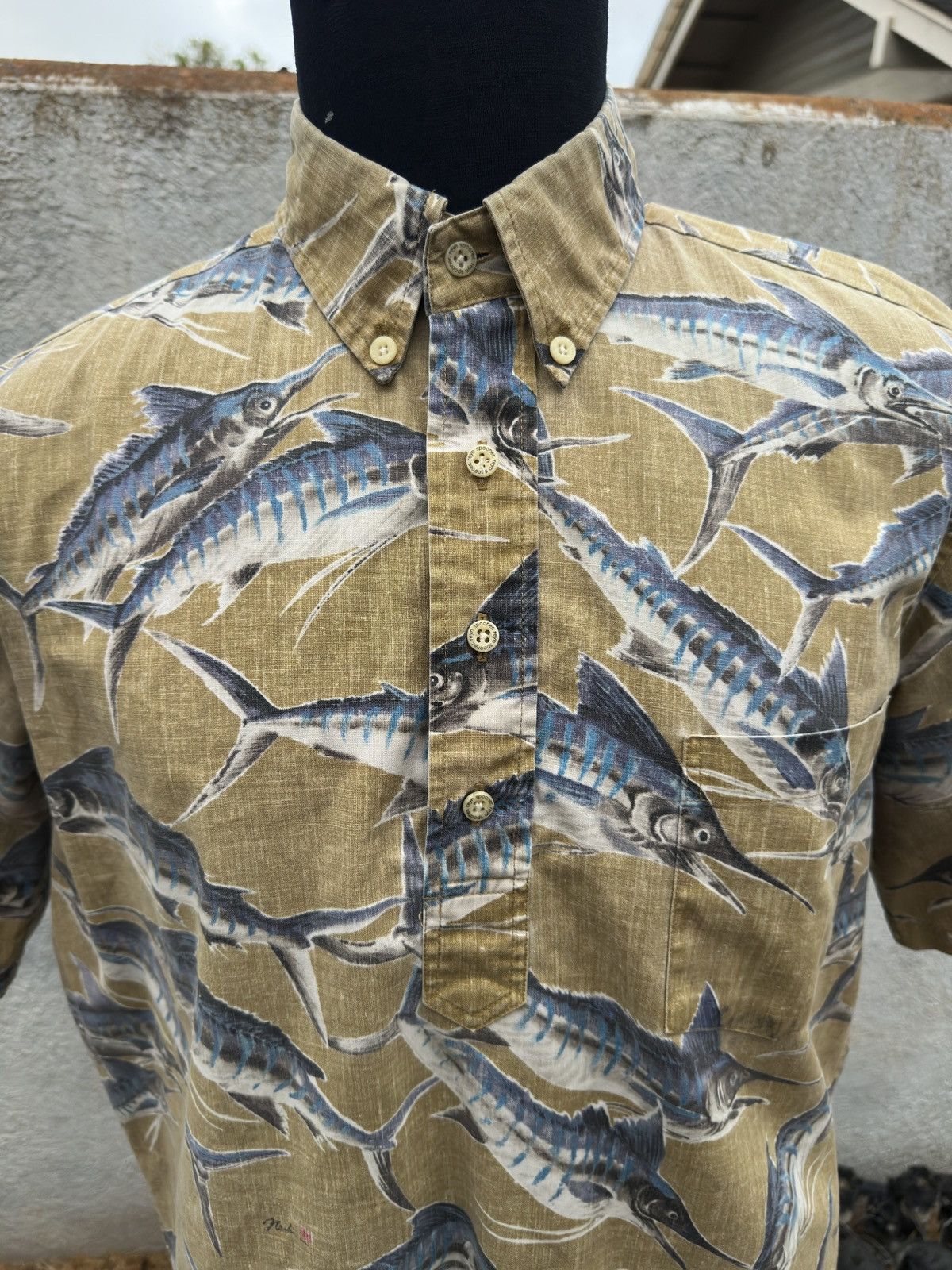 Reyn Spooner Reyn Spooner Gyotaku Naoki Marlin Classic Hawaiian Men's M Size US M / EU 48-50 / 2 - 3 Thumbnail