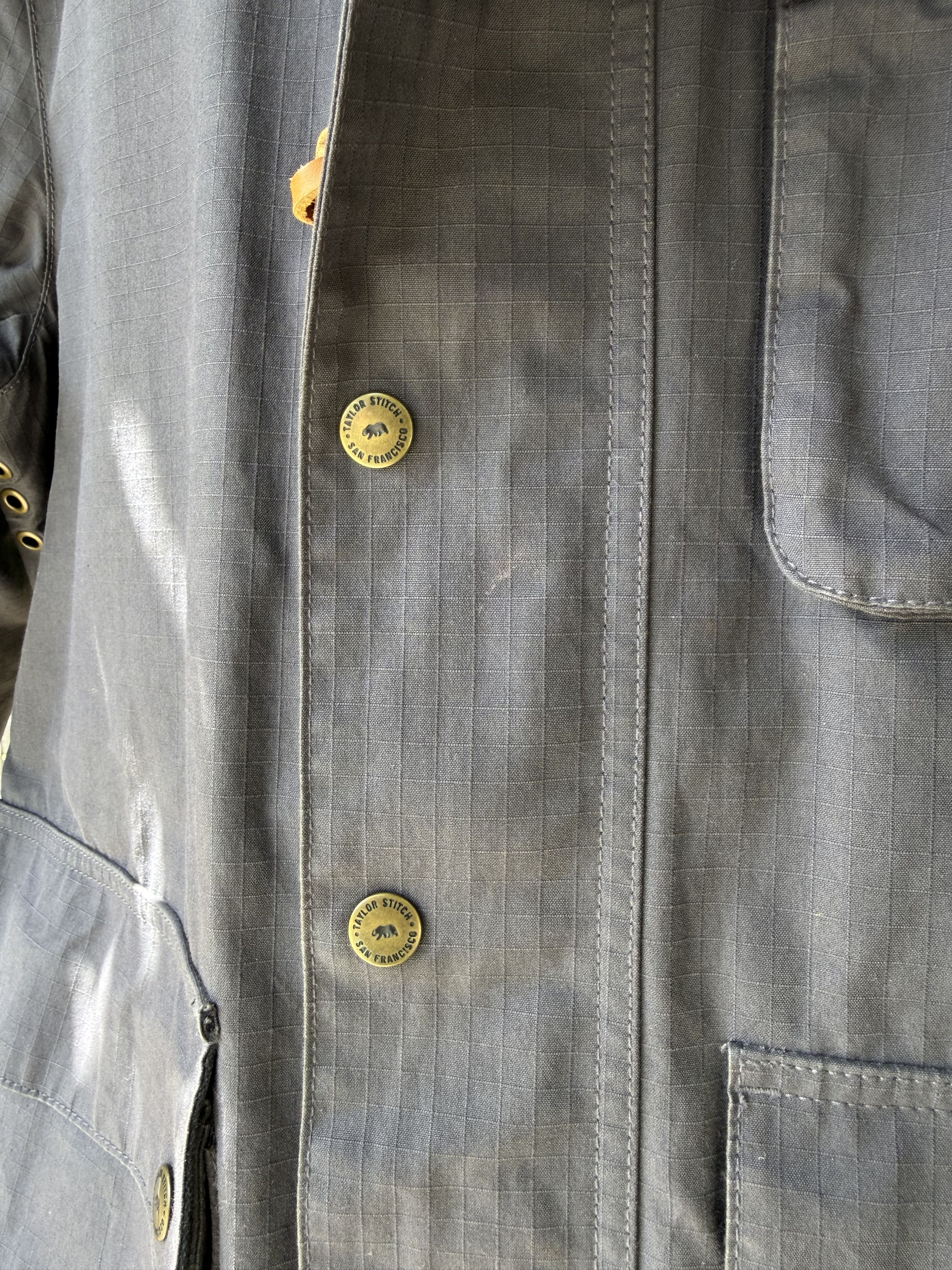 Taylor Stitch Taylor Stitch Rover Jacket Ripstop Slate Dry Wax Small 38 Size US S / EU 44-46 / 1 - 14 Thumbnail