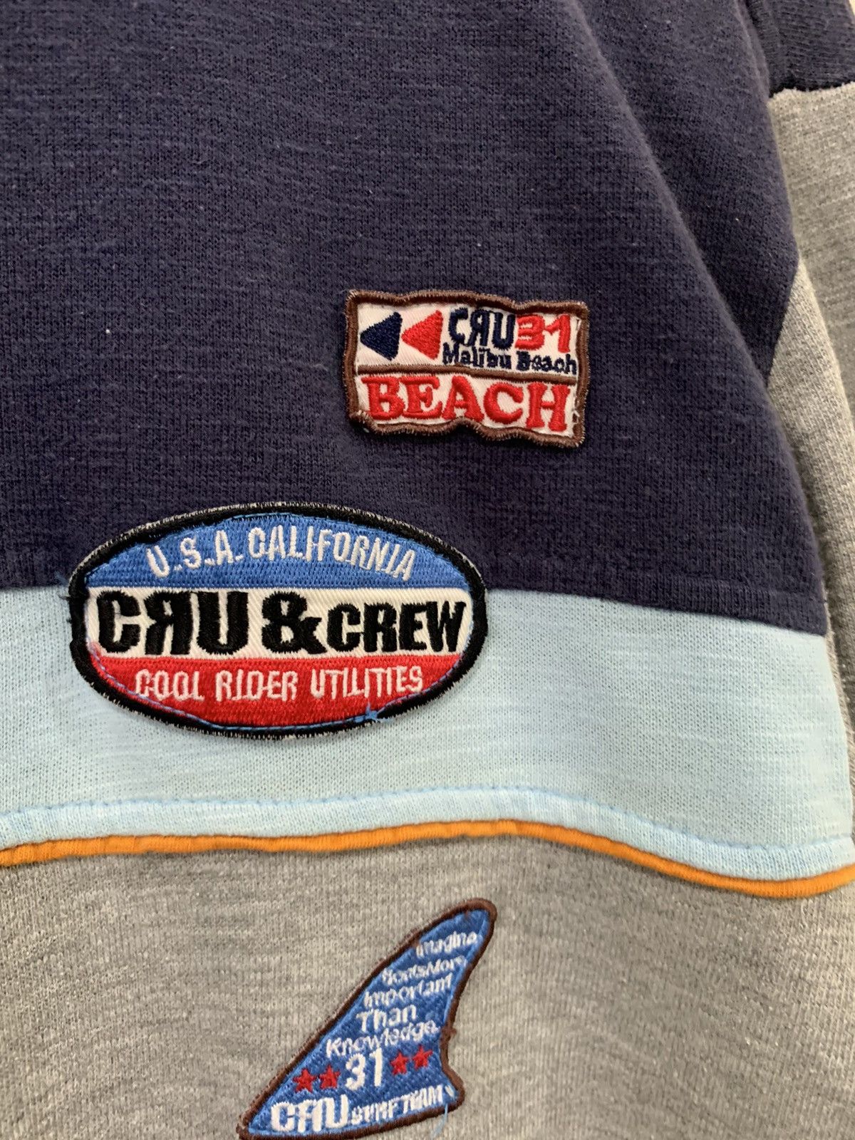 Santa Cruz Skateboards Vintage Cru Surf Zipper Sweatshirt XL Size US XL / EU 56 / 4 - 5 Thumbnail