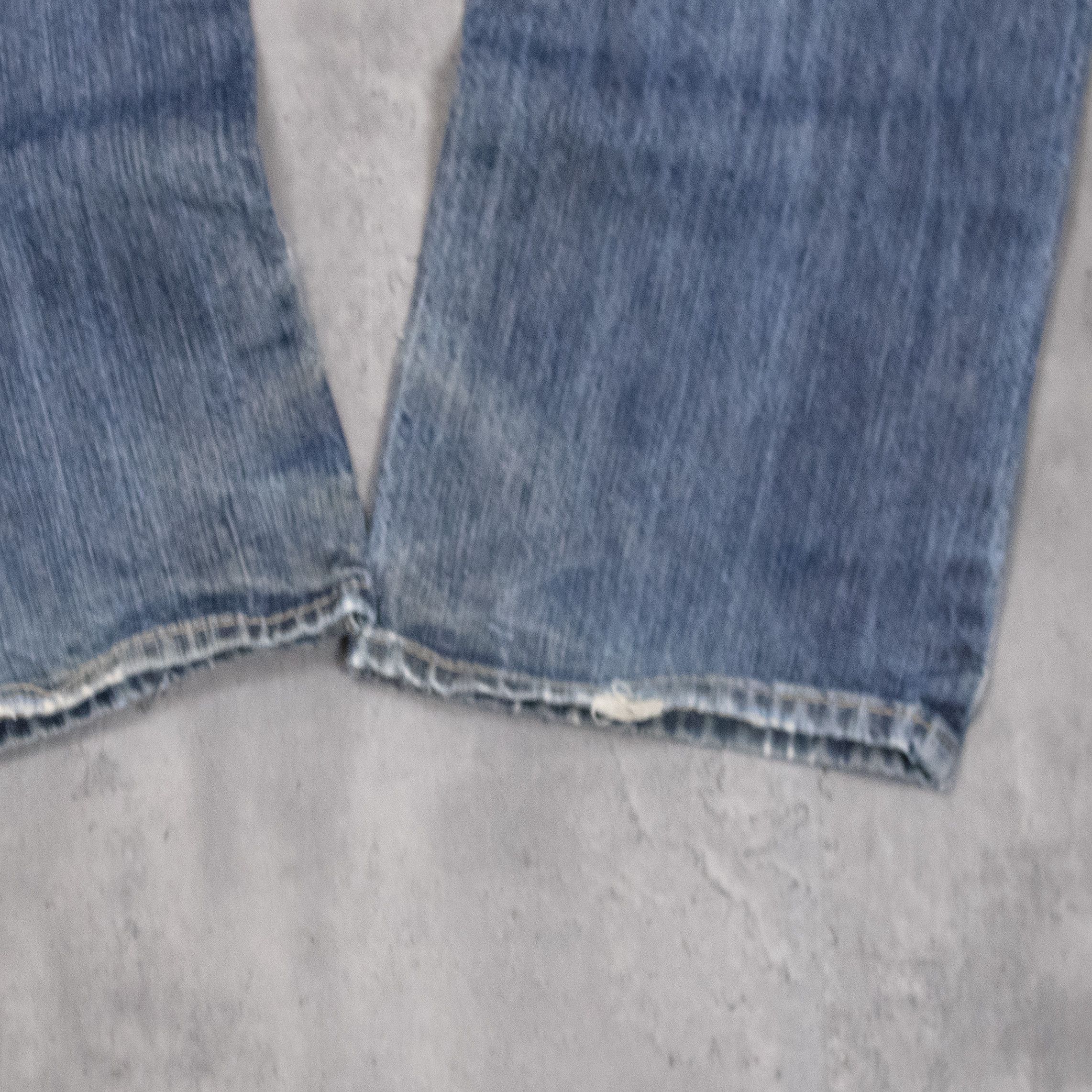 Carhartt Vintage Y2K Arti Works Thrashed Baggy Workwear Denim Jeans Size US 34 / EU 50 - 12 Thumbnail