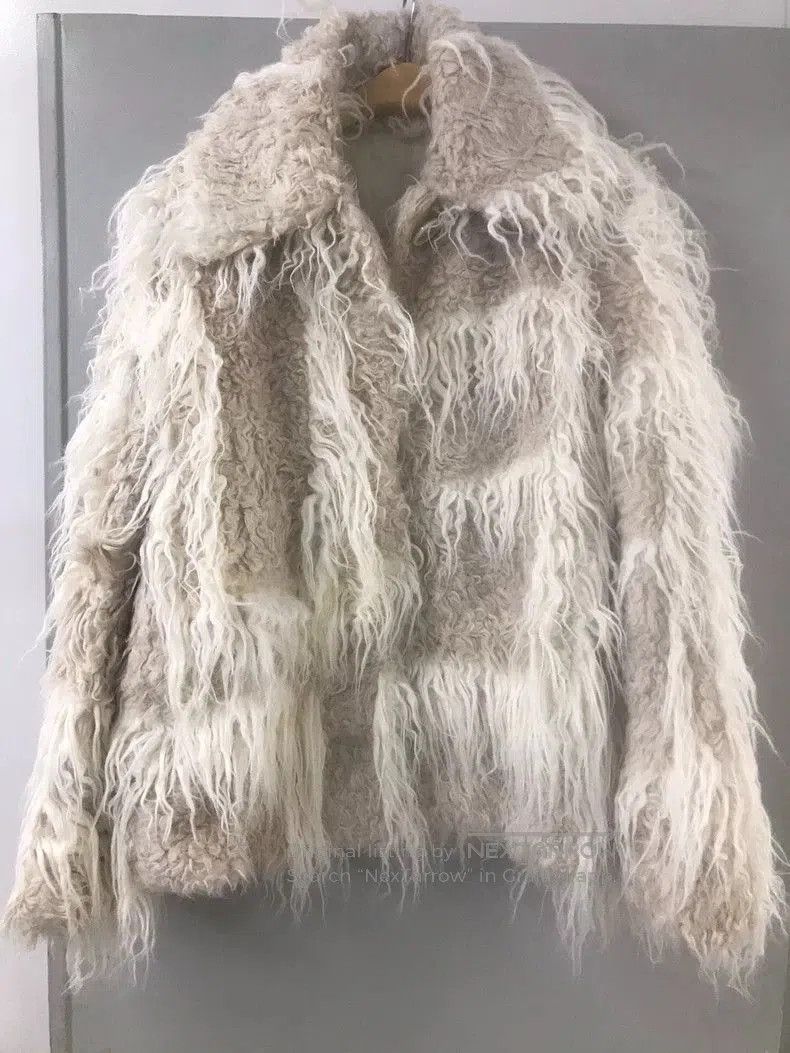 Helmut Lang HELMUT LANG Faux Fur Short Coat . Size US XS / EU 42 / 0 - 1 Thumbnail