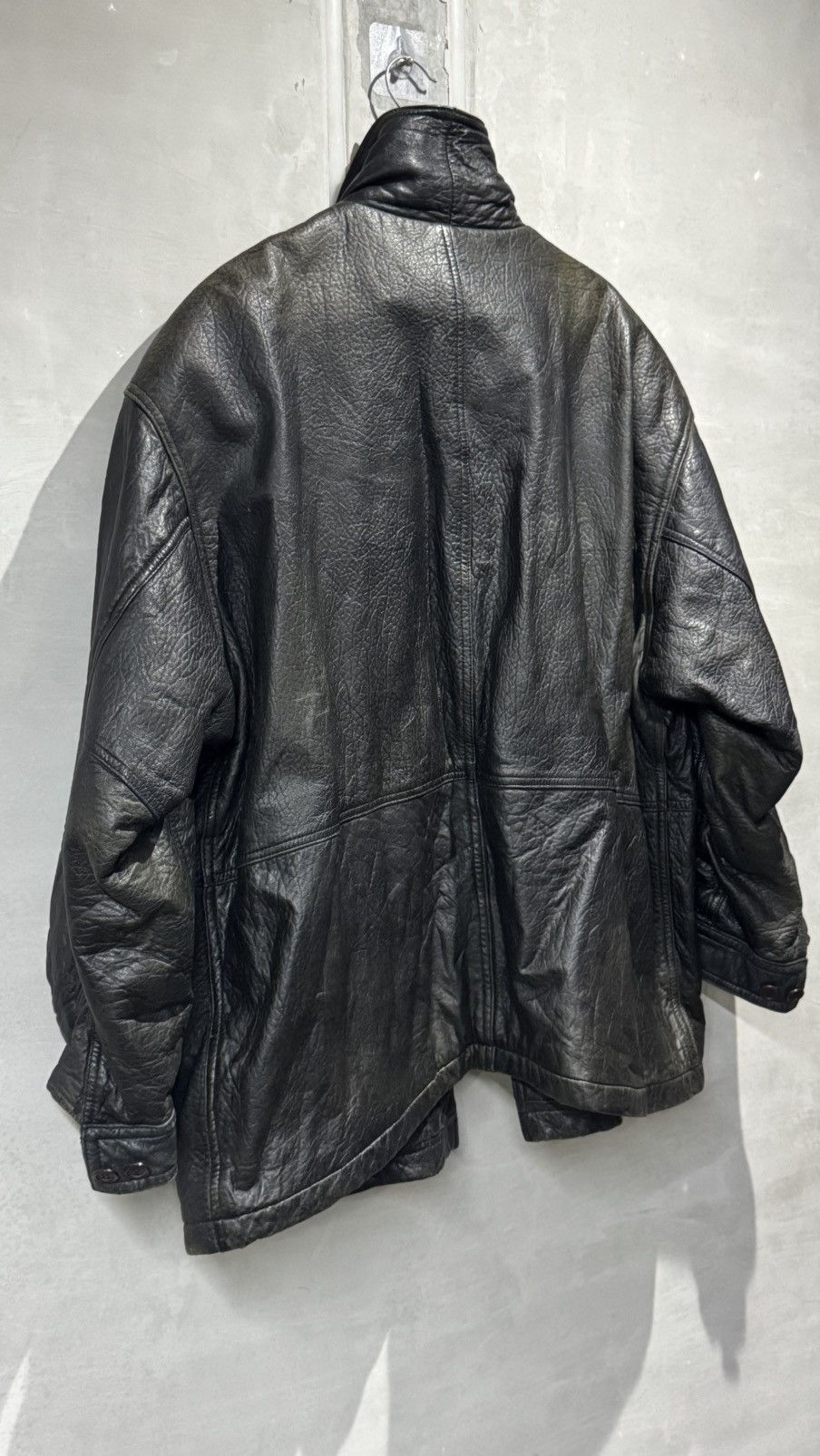 Hai Sporting Gear VINTAGE 80s HAI SPORTING GEAR ISSEY MIYAKE LEATHER JACKET Size US L / EU 52-54 / 3 - 15 Thumbnail