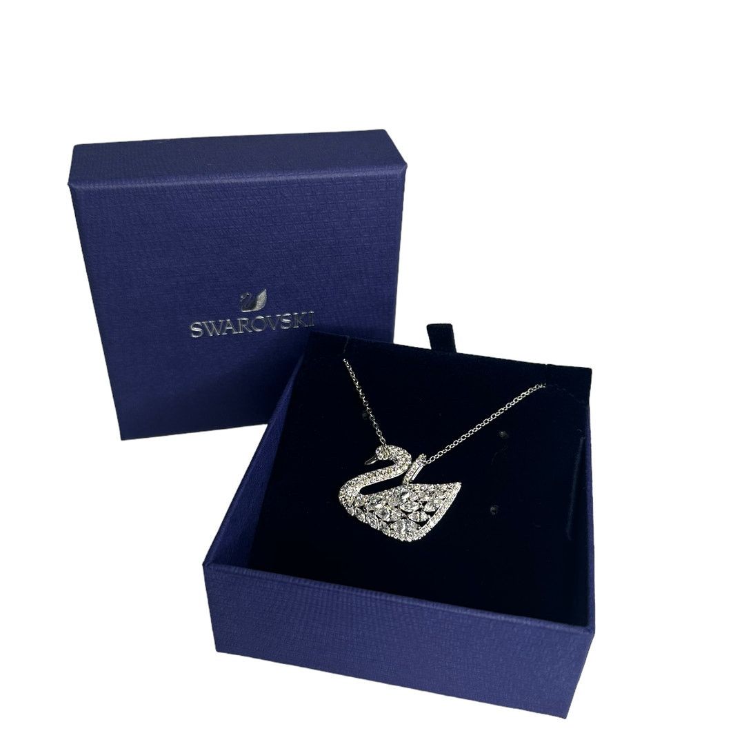Swarovski Swarovski Swan Lake pendant Swan Rhodium plated Necklace Size ONE SIZE - 6 Thumbnail