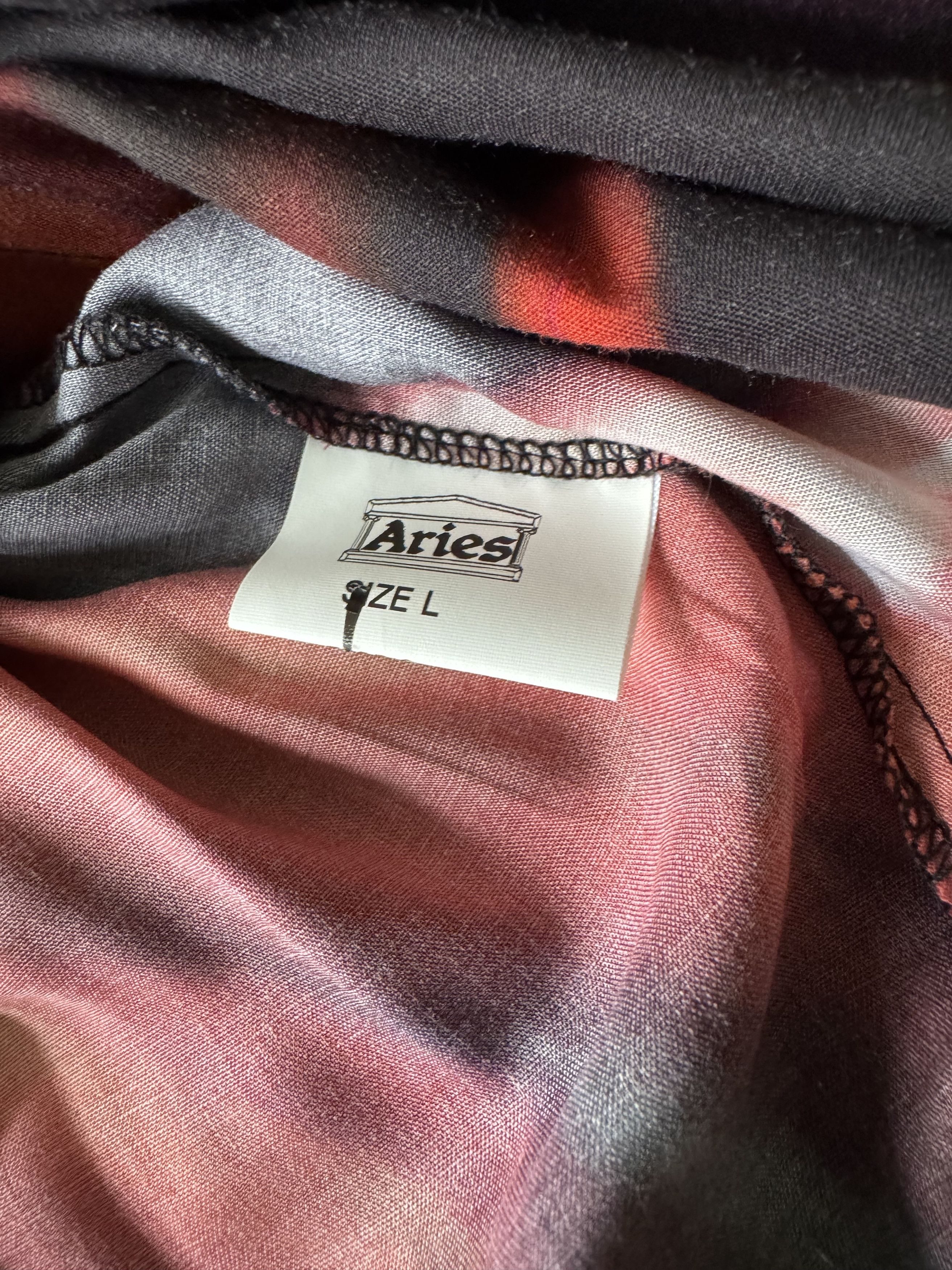 Aries Aries Arise Flame Print Camp Collar Shirt Size US L / EU 52-54 / 3 - 6 Thumbnail