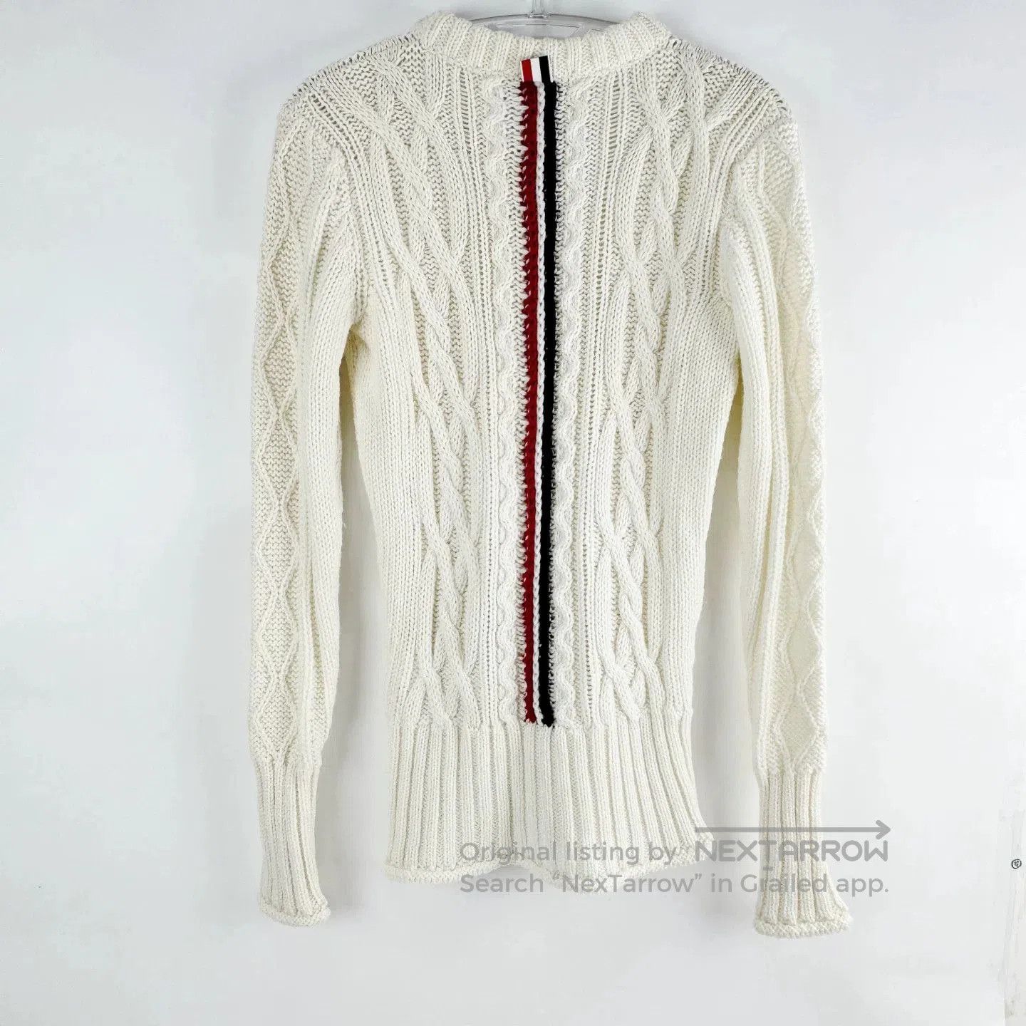 Thom Browne thom browne women's fitted cable knit sweater. Size US S / EU 44-46 / 1 - 2 Thumbnail