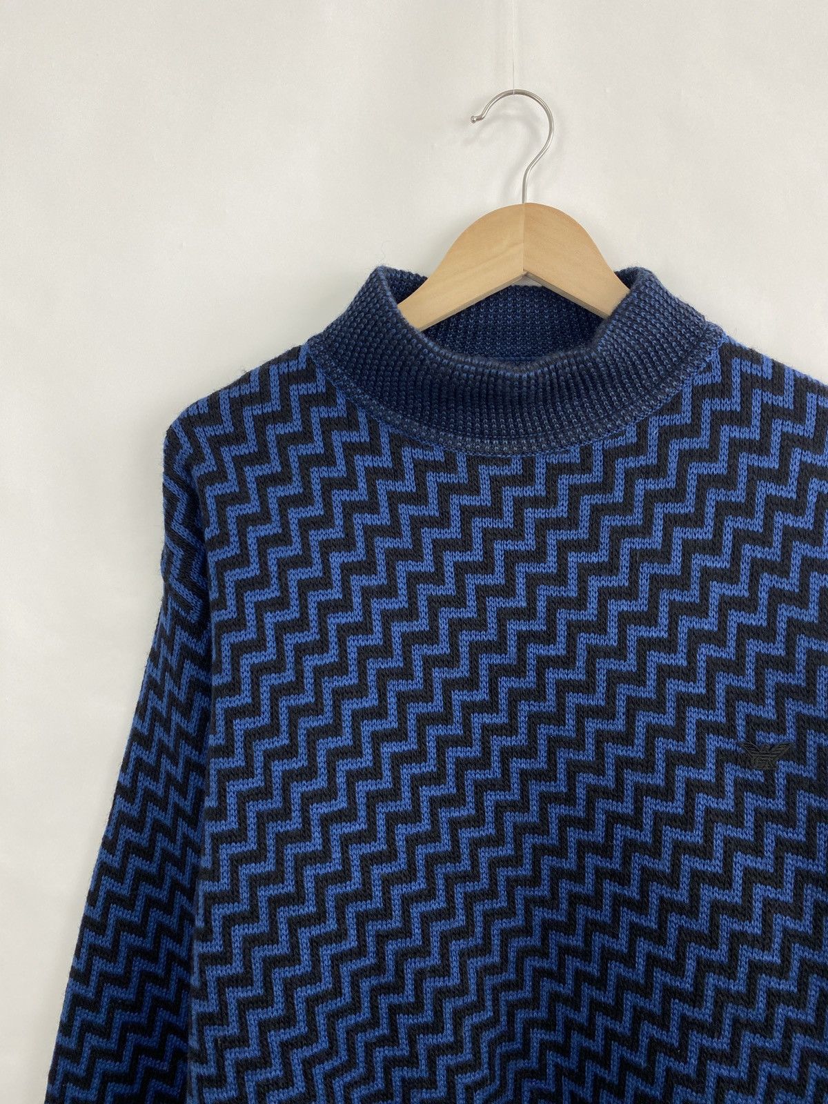 Emporio Armani 🇮🇹 Vintage 1990 Emporio Armani Wool Sweater Rare Retro Size US XL / EU 56 / 4 - 2 Thumbnail