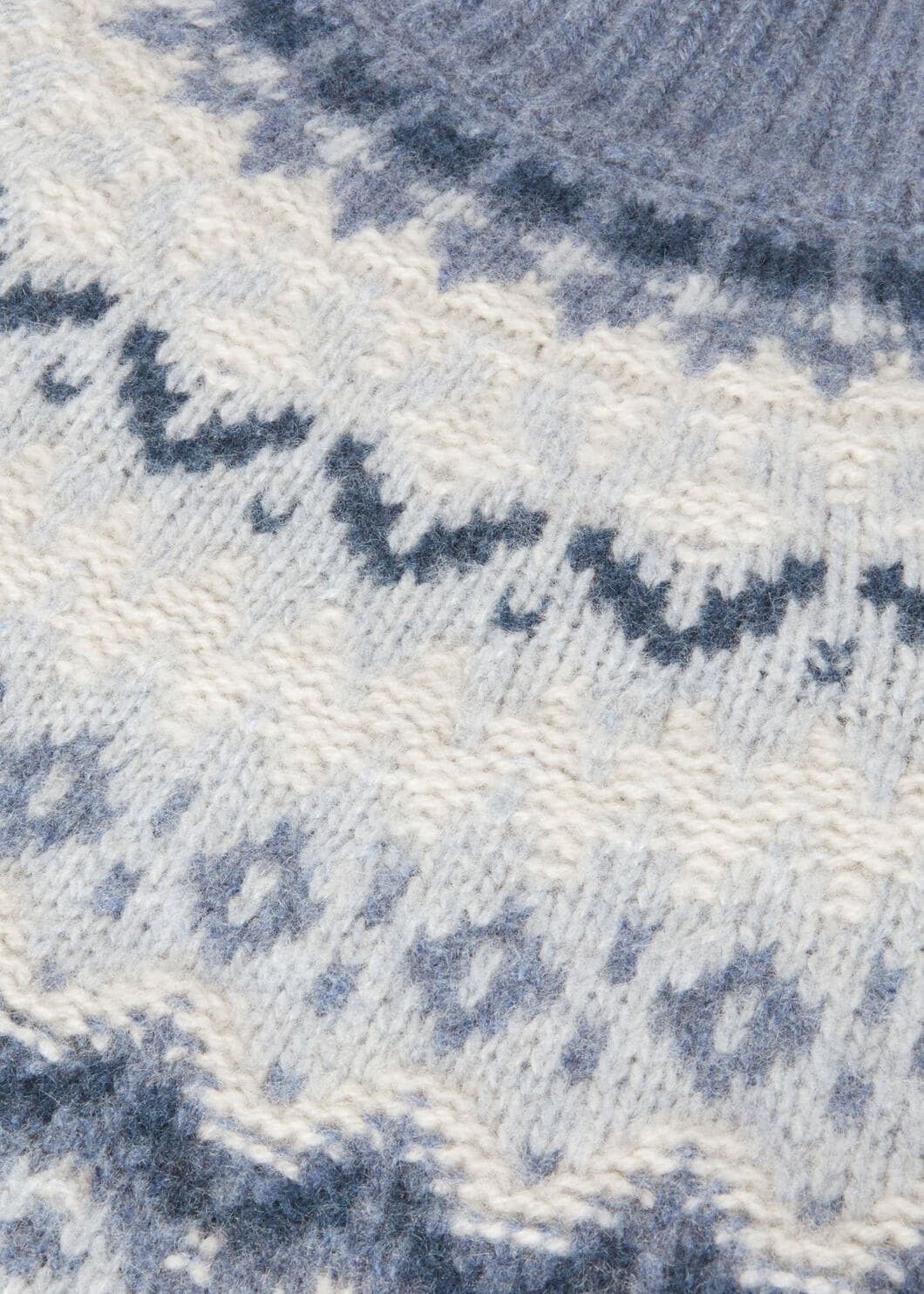 Loro Piana o1w1db10825 FAO5135 Alpe Pile Turtleneck Sweater Light Blue Size XS / US 0-2 / IT 36-38 - 7 Thumbnail