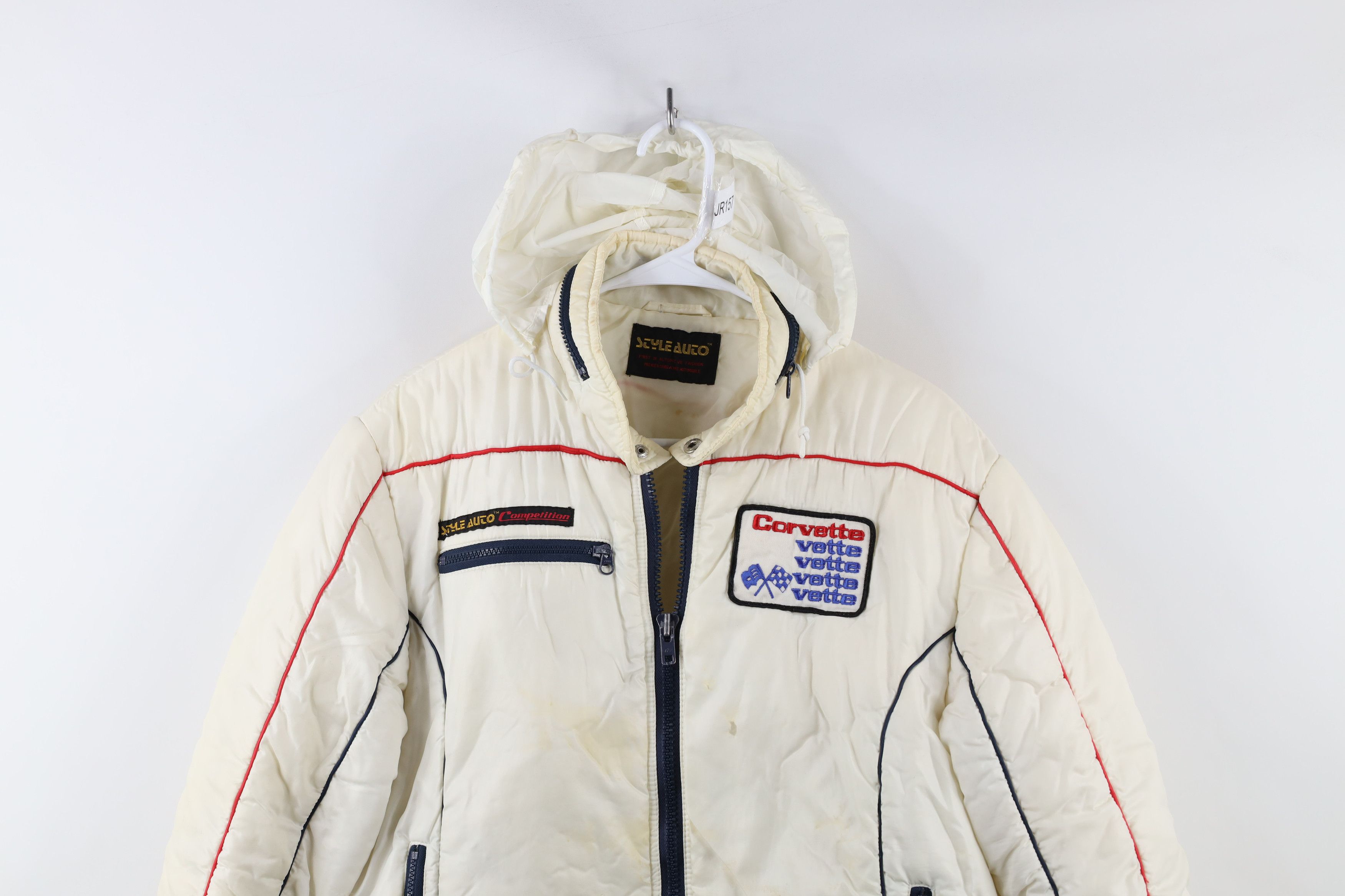 Vintage Vintage 70s 80s Spell Corvette Racing Bomber Jacket AS IS Size US L / EU 52-54 / 3 - 2 Thumbnail
