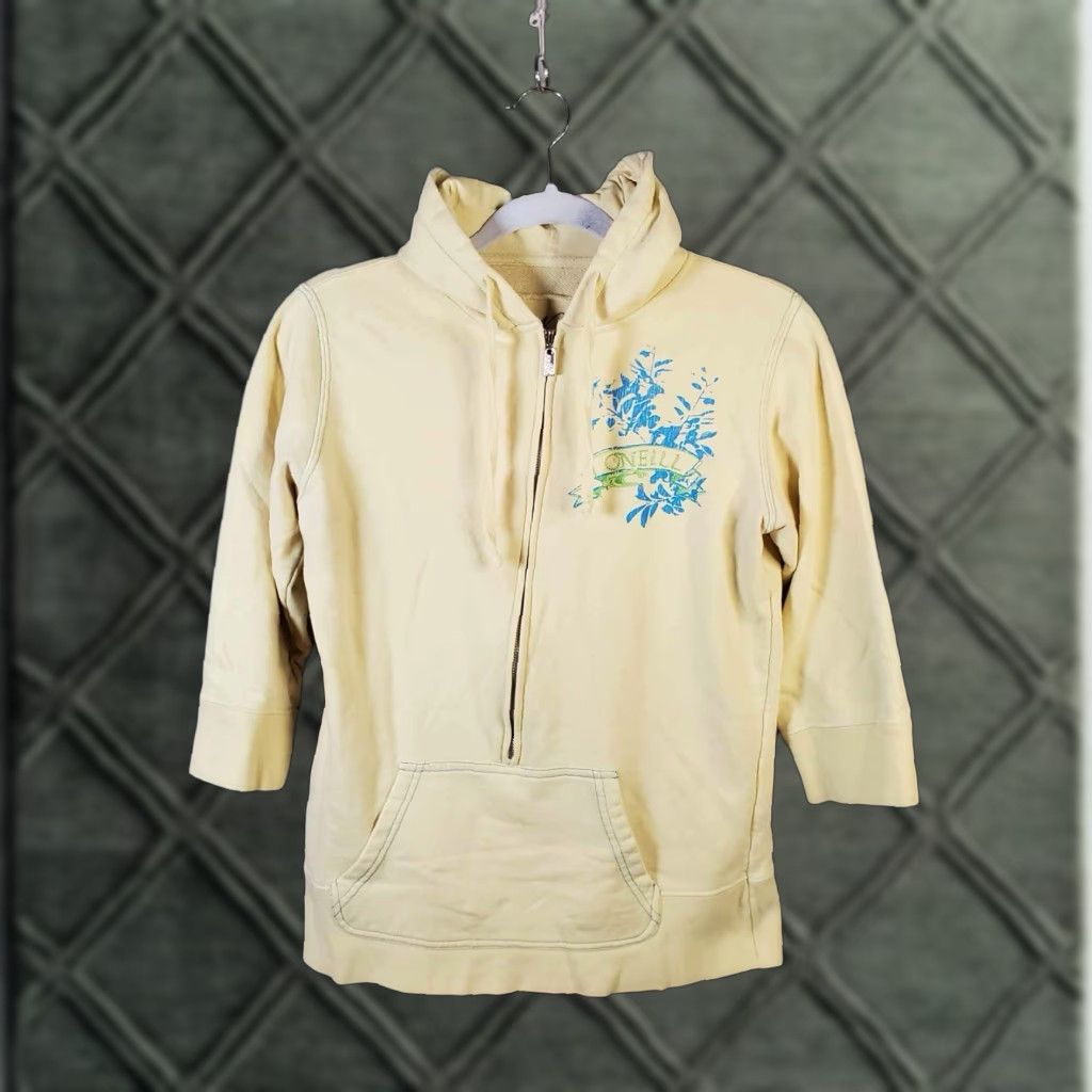 O'Neill Womens O’Neill Surf Hoodie 3/4 Zip Top XL Beach Tropical Multicolor Pullover Zip Womens XL Size XL / US 12-14 / IT 48-50 - 1 Thumbnail
