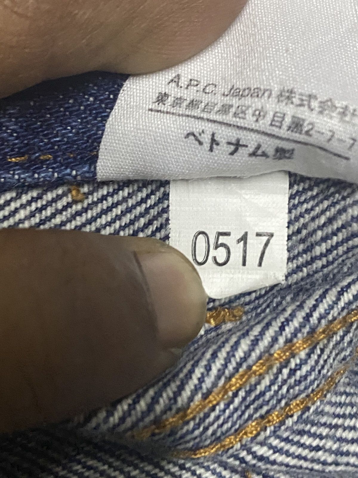 A.P.C. Vintage Apc Petit New Standard Blue Distressed Skinny Jeans Size US 30 / EU 46 - 18 Thumbnail