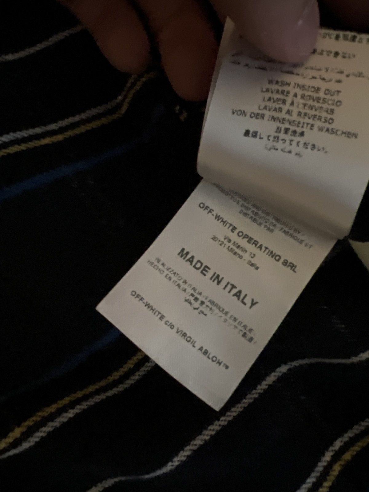Off-White Offwhite blue flannel Size US L / EU 52-54 / 3 - 4 Thumbnail