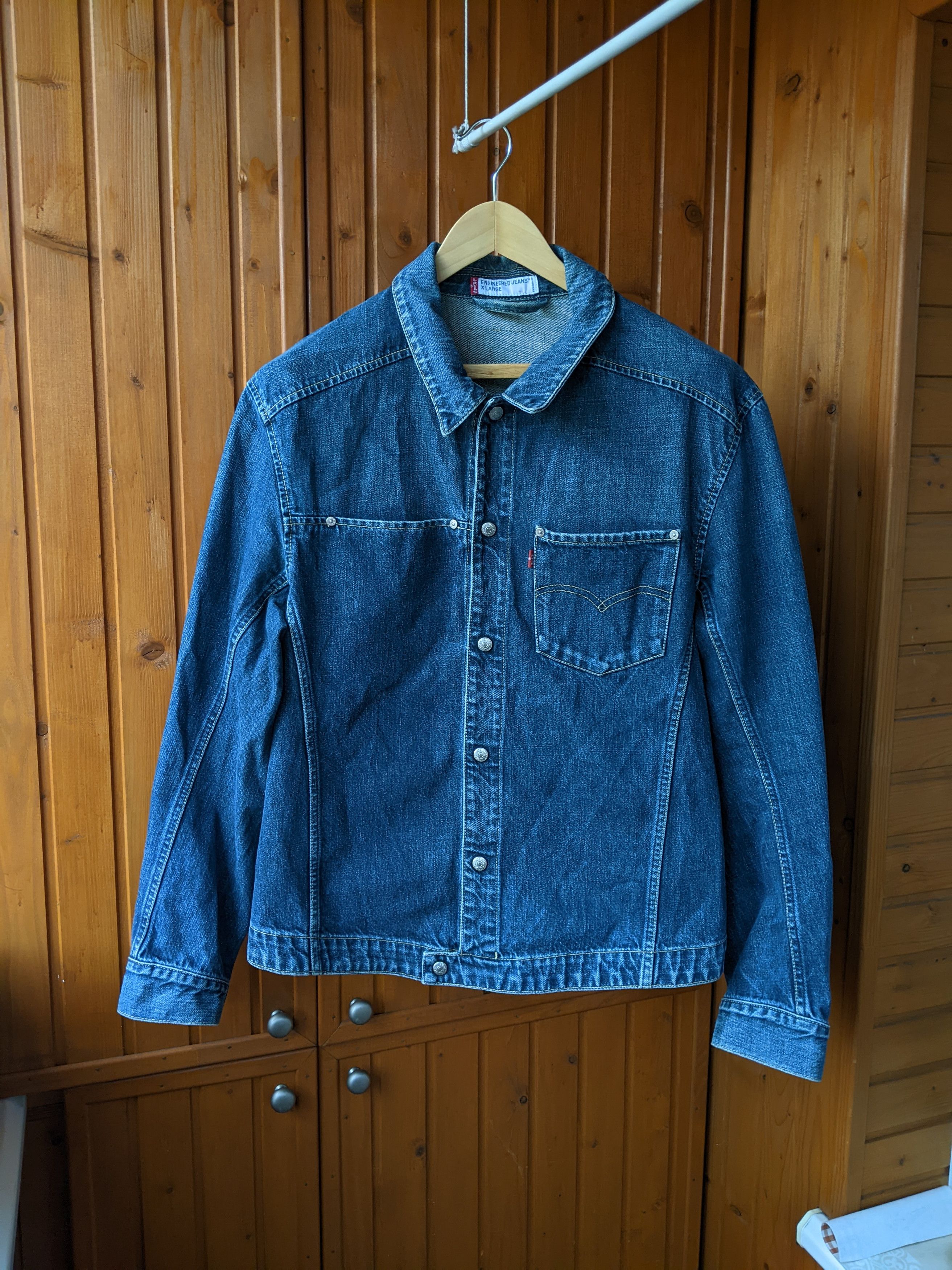 Levi's Levis Engineered Jeans Denim Jacket Vintage Lee Polo ACNE Size US XL / EU 56 / 4 - 9 Thumbnail
