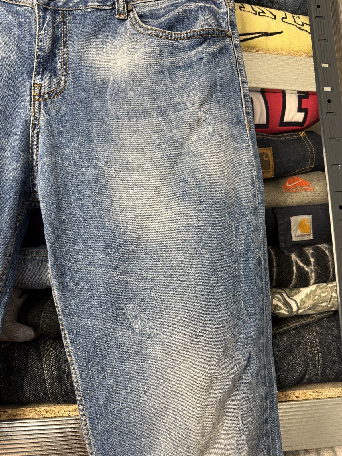 Dolce & Gabbana 2000s Dolce Gabbana Washed Jeans Arhive Y2K Size US 34 / EU 50 - 8 Thumbnail