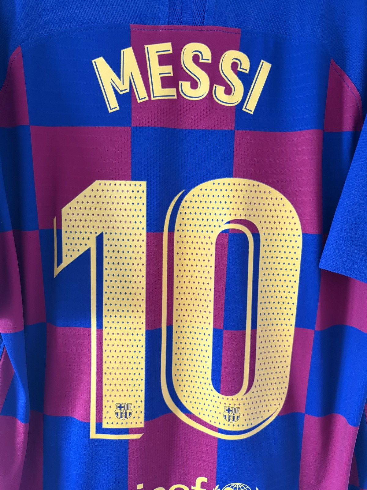 Barcelona nike 2019/2020 domowa Messi Vaporknit meczowa — zdjęcie 2