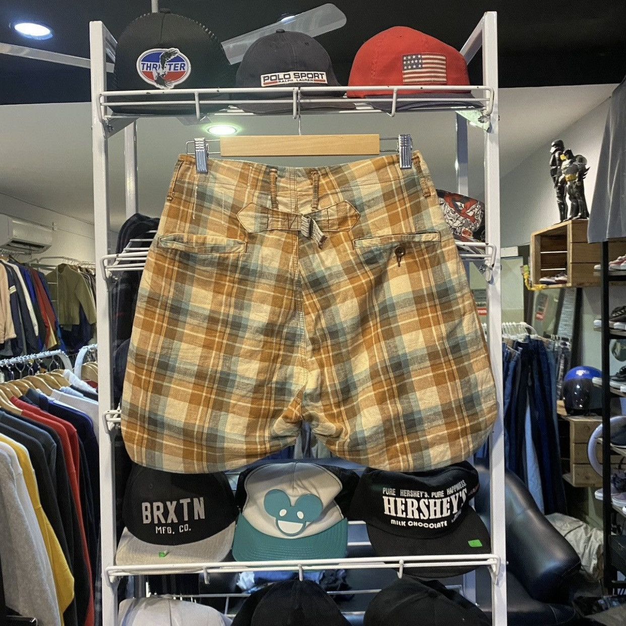 Kapital Kapital brown plaid shorts 28 Size US 28 / EU 44 - 2 Thumbnail