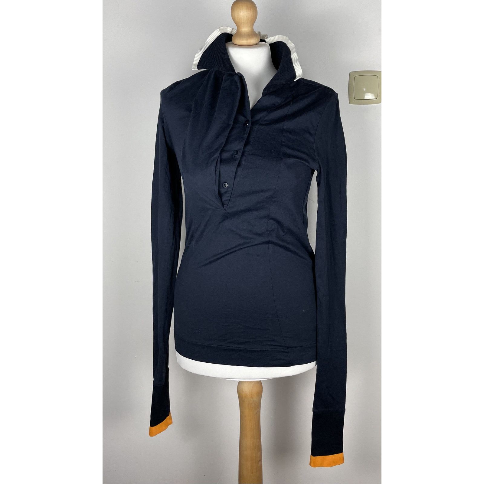 Acne Studios Acne Studio Womens Collared Long Sleeve Ribbed Cuffs Shirt S Size S / US 4 / IT 40 - 2 Thumbnail