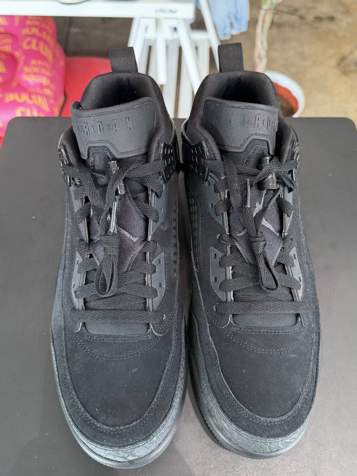 Jordan Brand Jordan Spizike Low Black Cat Size 12 (2024) Size US 12 / EU 45 - 2 Thumbnail