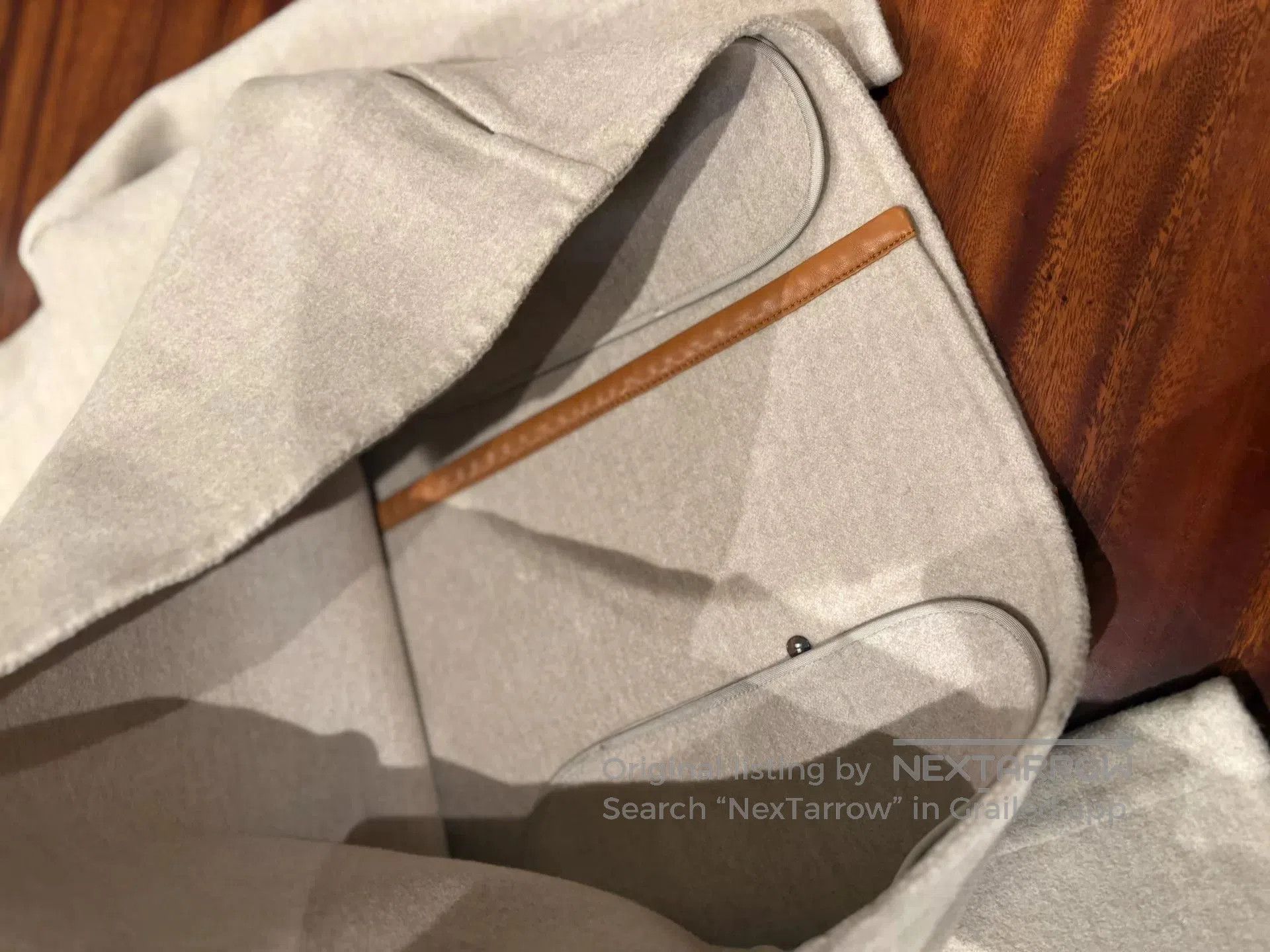Hermes Hermes Beige Cashmere Short Coat. Size US XS / EU 42 / 0 - 5 Thumbnail