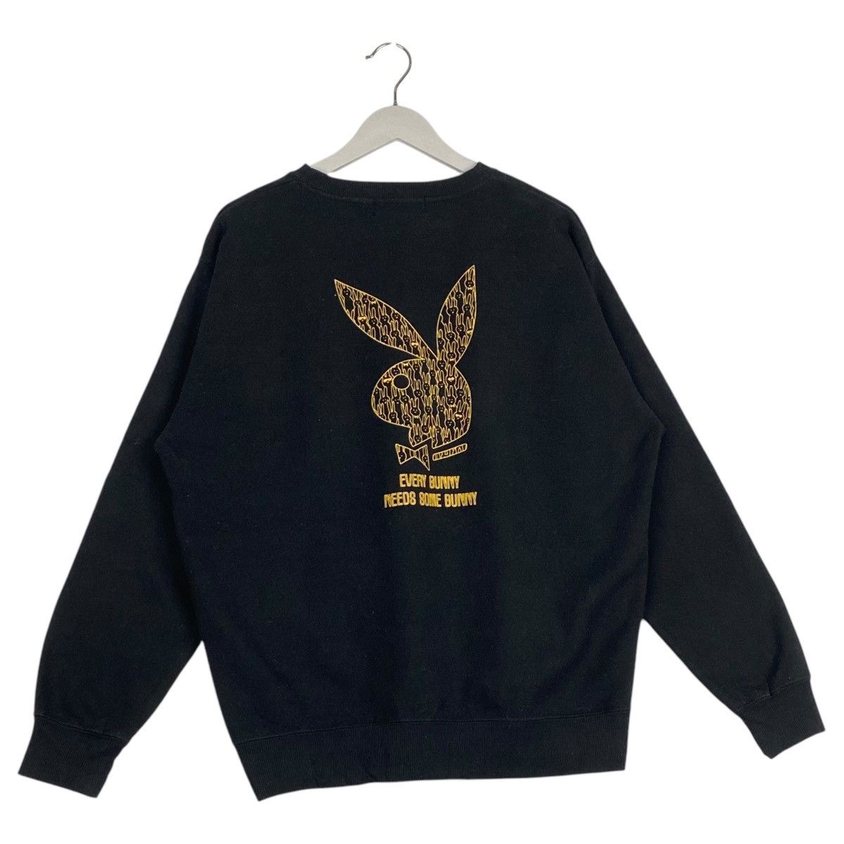 Playboy × Vintage Vintage Playboy Bunny Small Logo Crewneck Sweatshirt Black Size US L / EU 52-54 / 3 - 7 Thumbnail