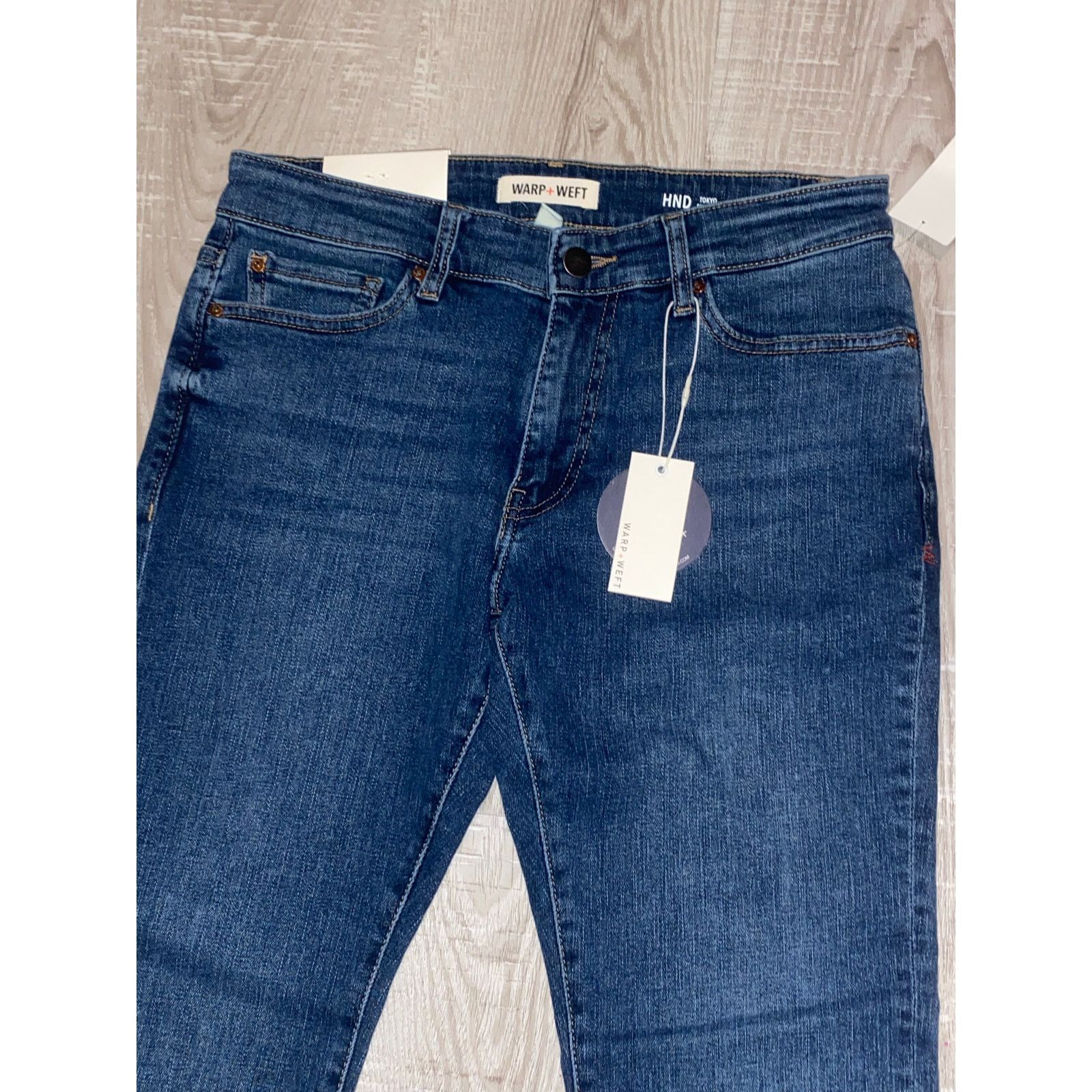 Warpweft Company NEW WARP + WEPT 29 x 32 Tokyo Skinny Jeans Men Size US 29 - 2 Thumbnail
