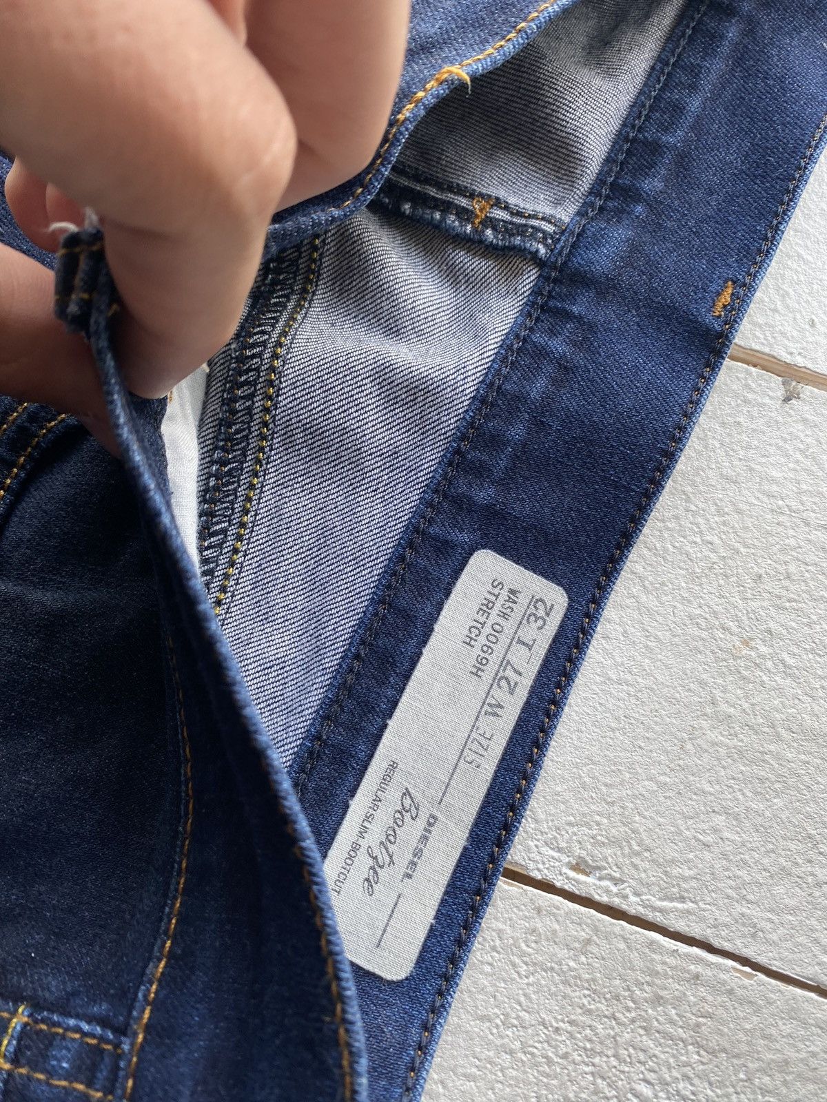 Diesel × Vintage 🔥Gothic Diesel Regular Slim Bootcut Flared Jeans Womens 27 Size 27" / US 4 / IT 40 - 4 Thumbnail