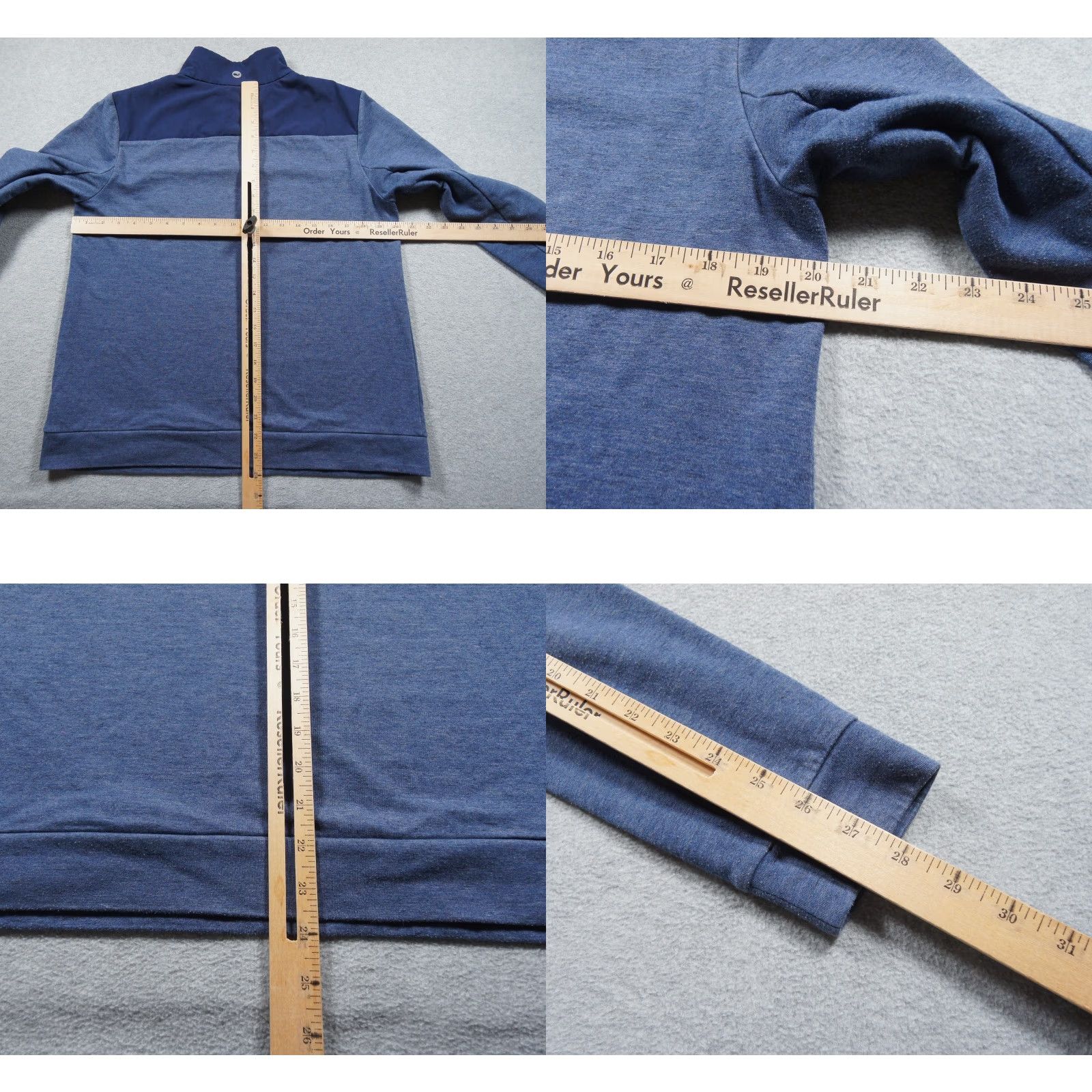 Vineyard Vines Vineyard Vines Sweater Mens Medium Blue 1/4 Zip Pullover Outdoor Performance Knit Pullover Fashion Casual Business Mens Size US M / EU 48-50 / 2 - 8 Thumbnail