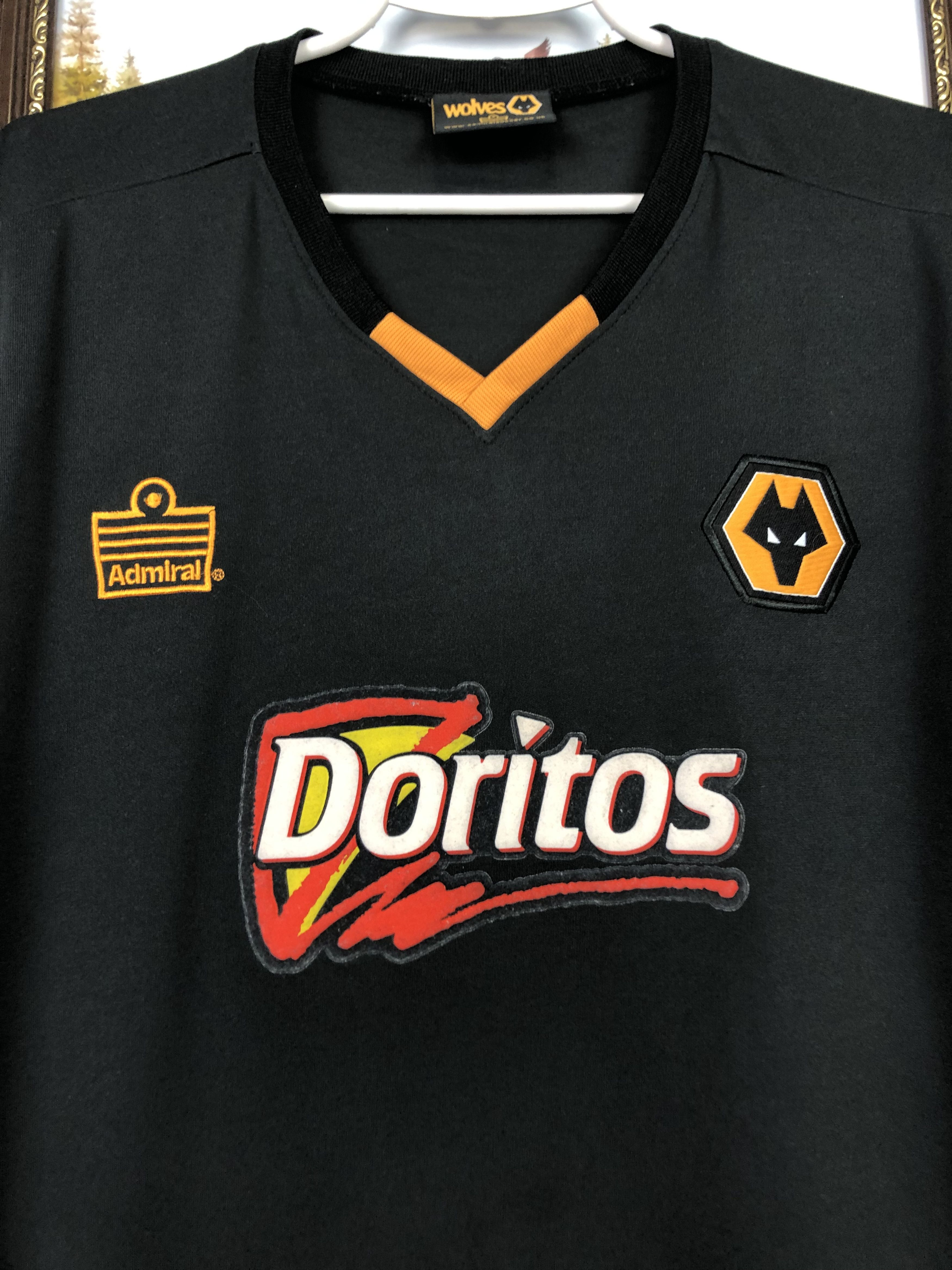 Vintage Wolverhampton Wanderers football shirt Wolves Soccer Tee Size US XL / EU 56 / 4 - 3 Thumbnail