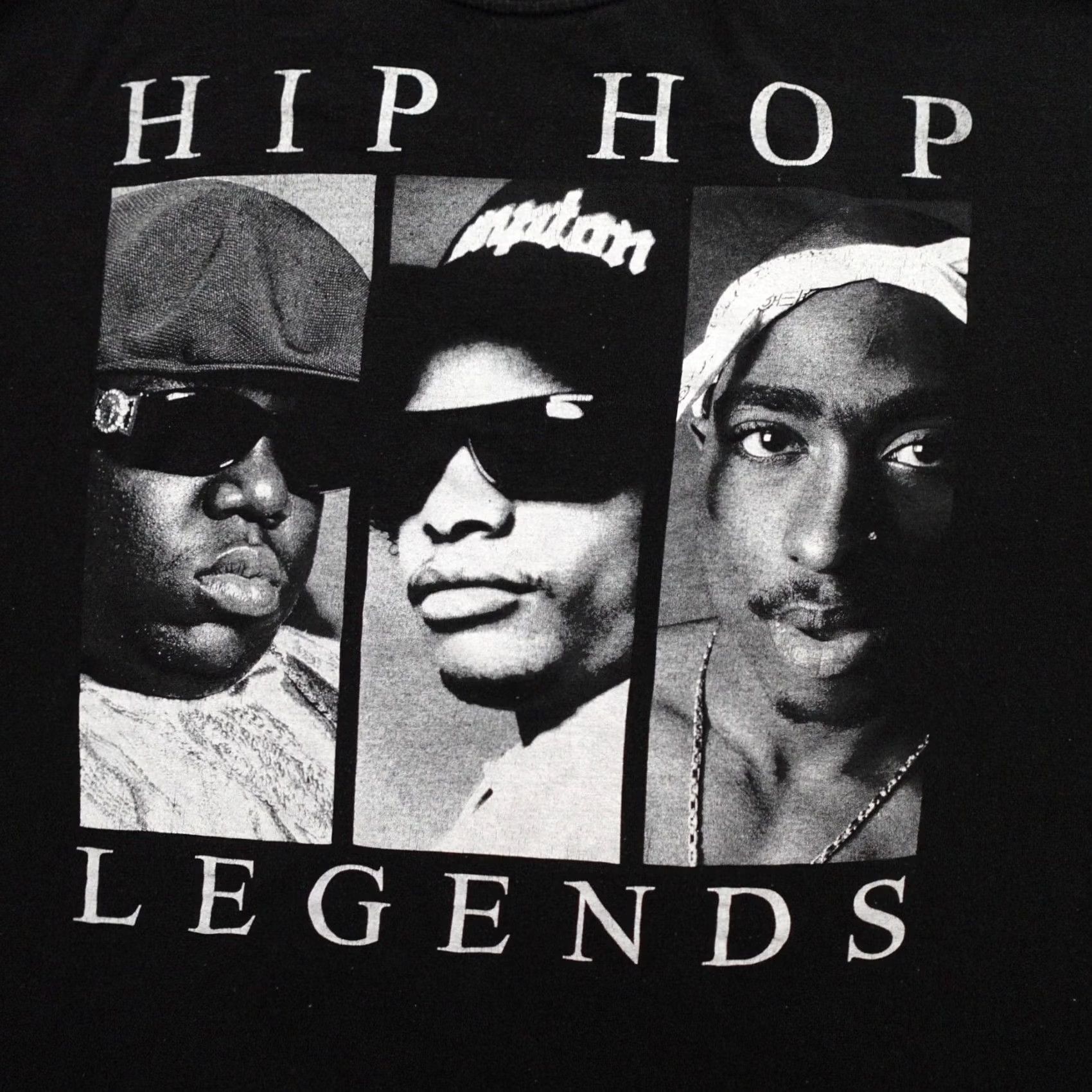 Vintage Hip-Hop Legends Shirt Adult 2XL 2Pac Eazy-E Biggie 90s Music Rap Tee 29x25 Size US XXL / EU 58 / 5 - 2 Thumbnail