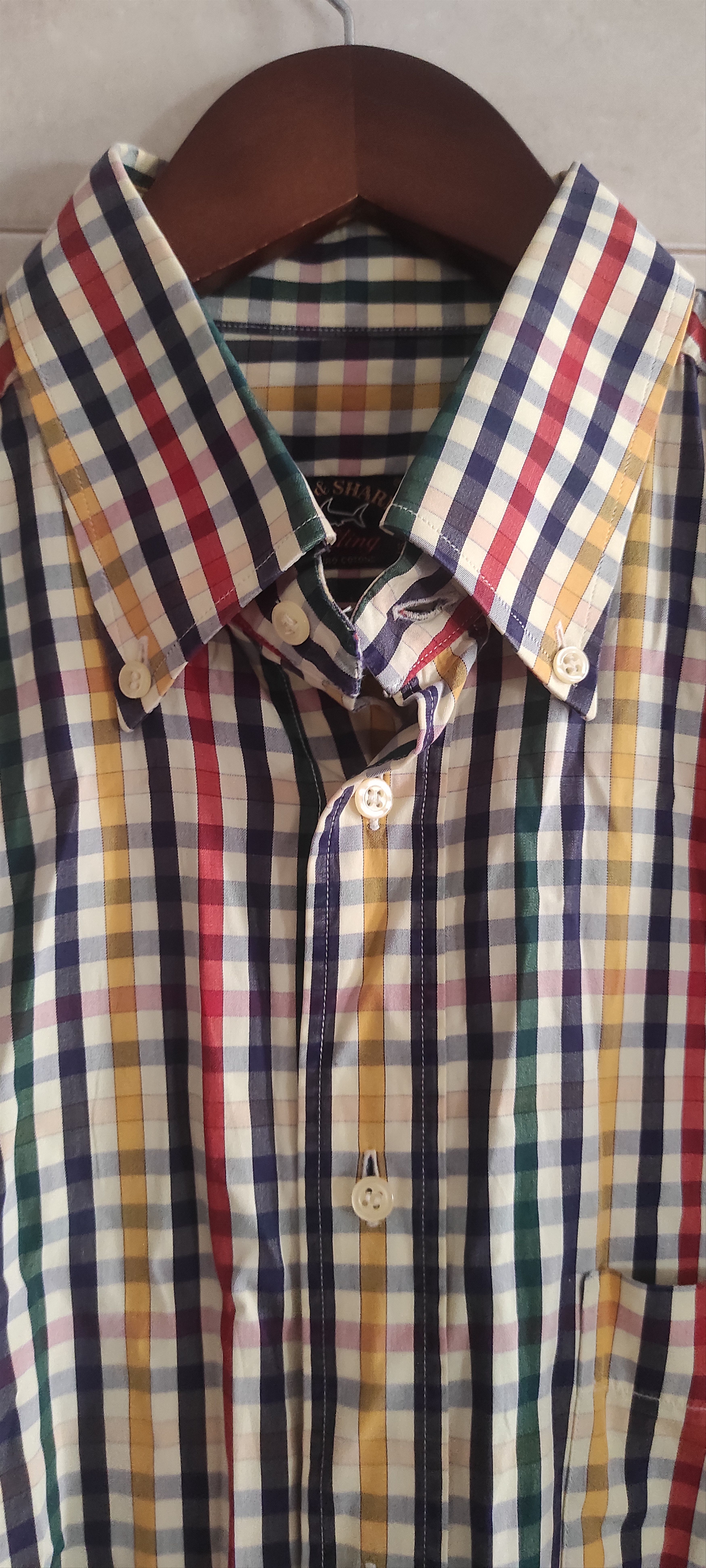 Paul & Shark Paul & Shark Yachting Shirt Button Down Multi Striped Cotton Size US XL / EU 56 / 4 - 6 Thumbnail
