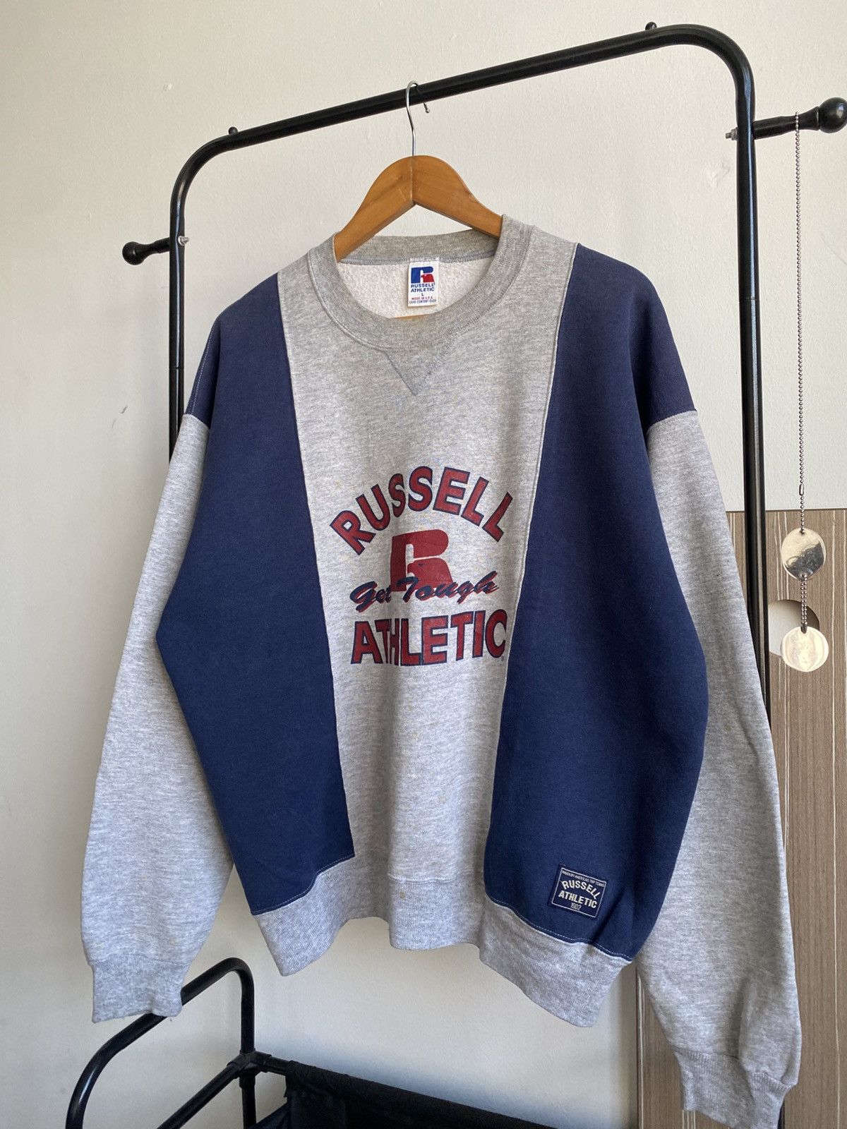 Russell Athletic 🔥 OFFER ME‼️ Rare Vintage Russell Athletic Double Layers Boxy Size L / US 10 / IT 46 - 2 Thumbnail